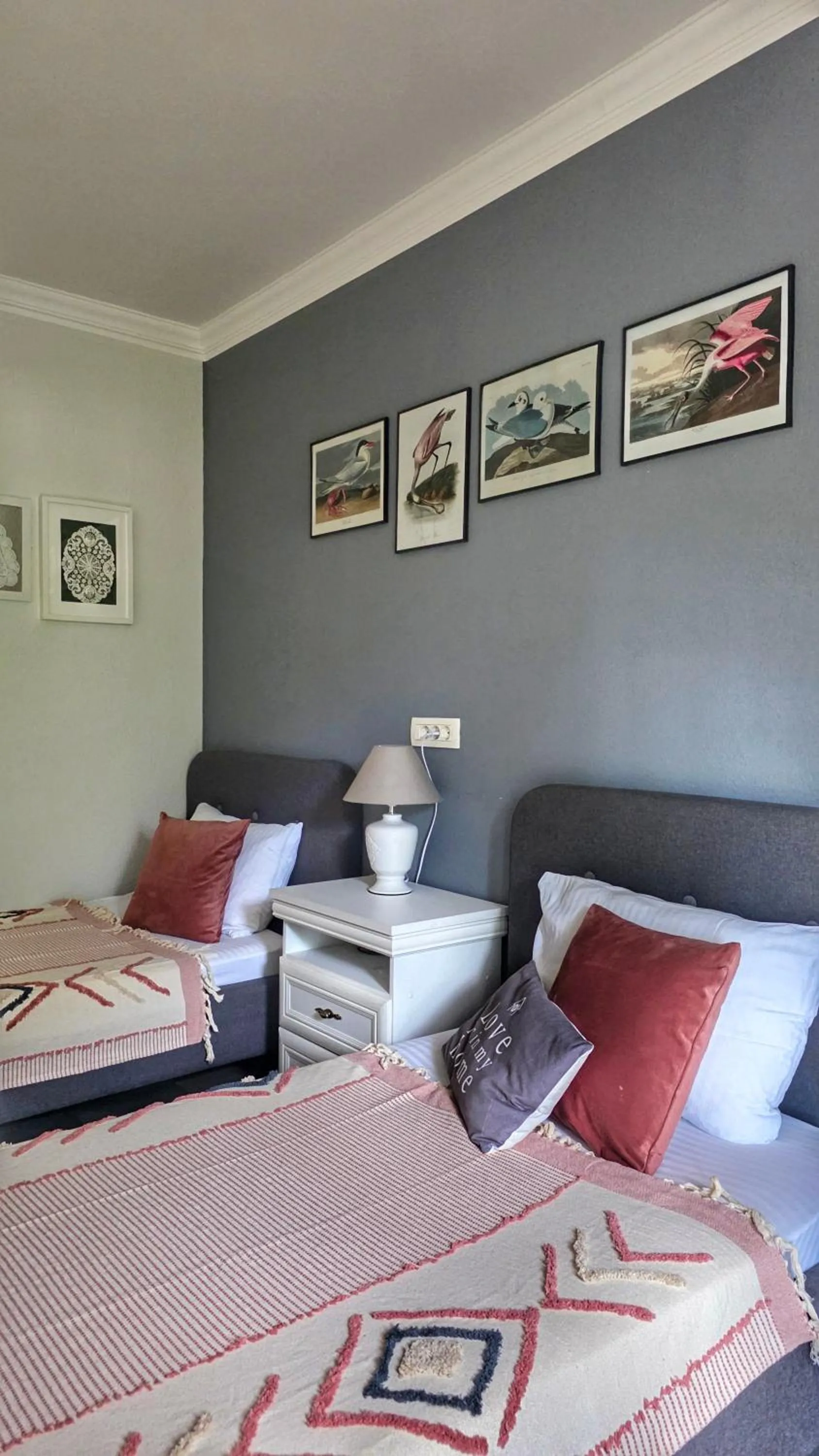 Bedroom, Bed in Apartment Mint&Rose