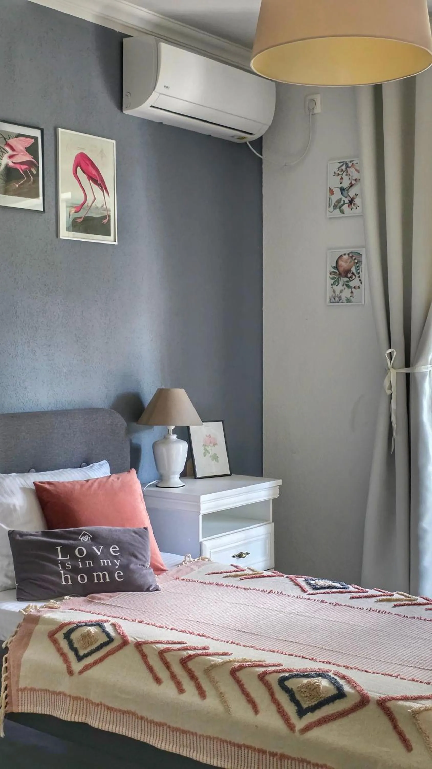 Bedroom, Bed in Apartment Mint&Rose