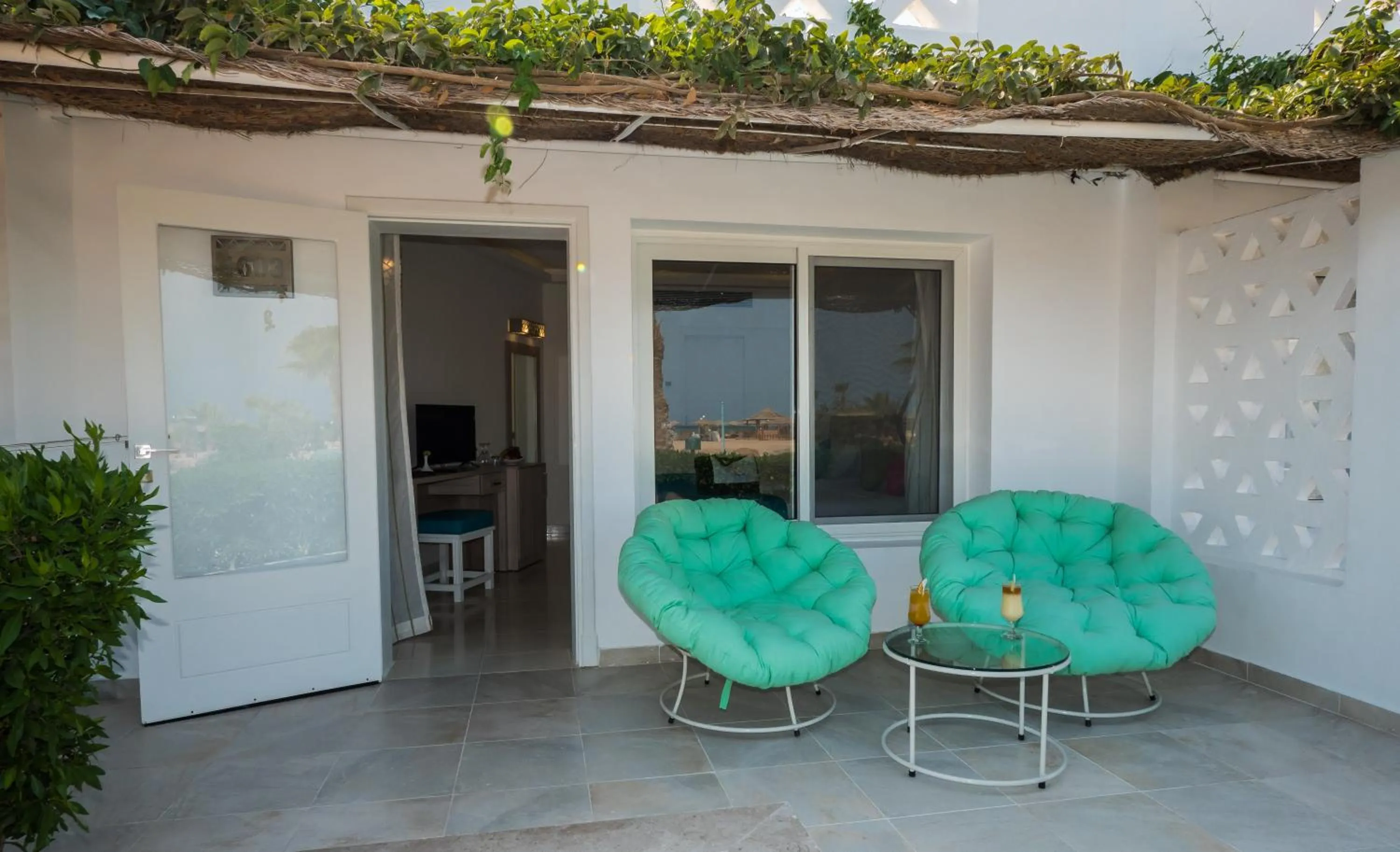 Patio in Shams Lodge