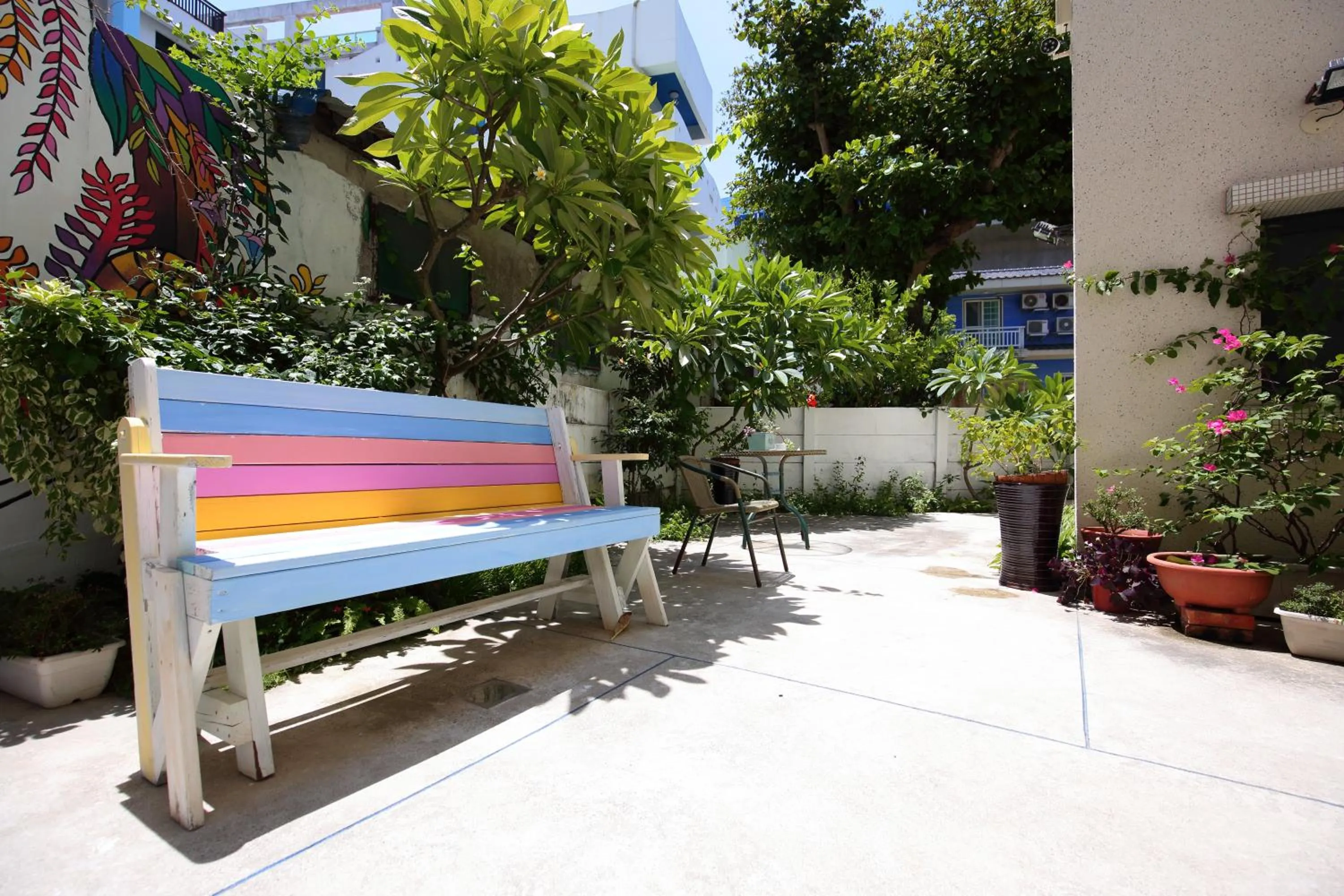 Garden in Na San Na Hai B&B