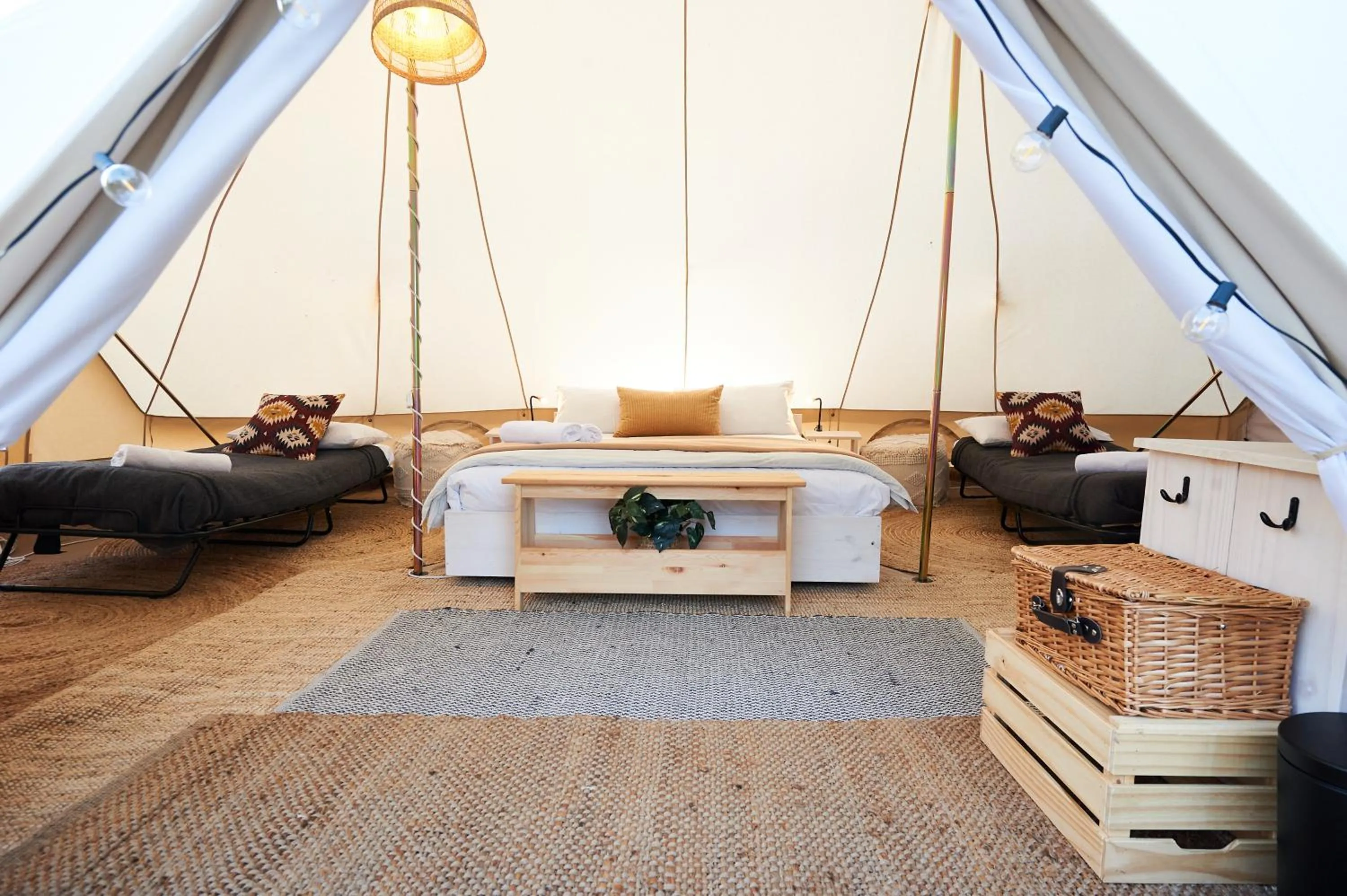 Bedroom in Pine Country Caravan Park