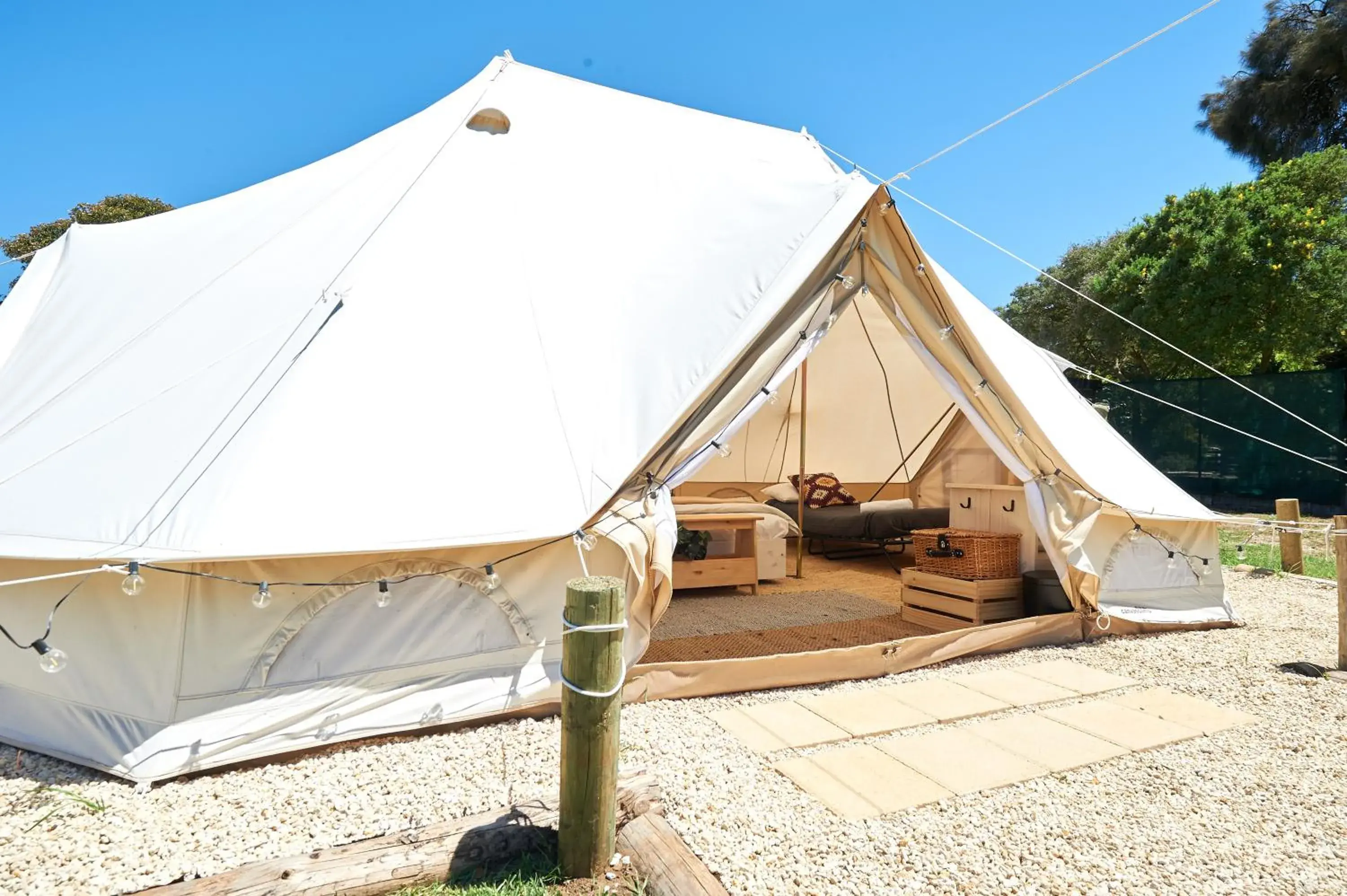 Glamping for Four - Emperor Tents - Not Pet Friendly in Pine Country Caravan Park Glamping for Four - Emperor Tents - Not Pet Friendly in Pine Country Caravan Park