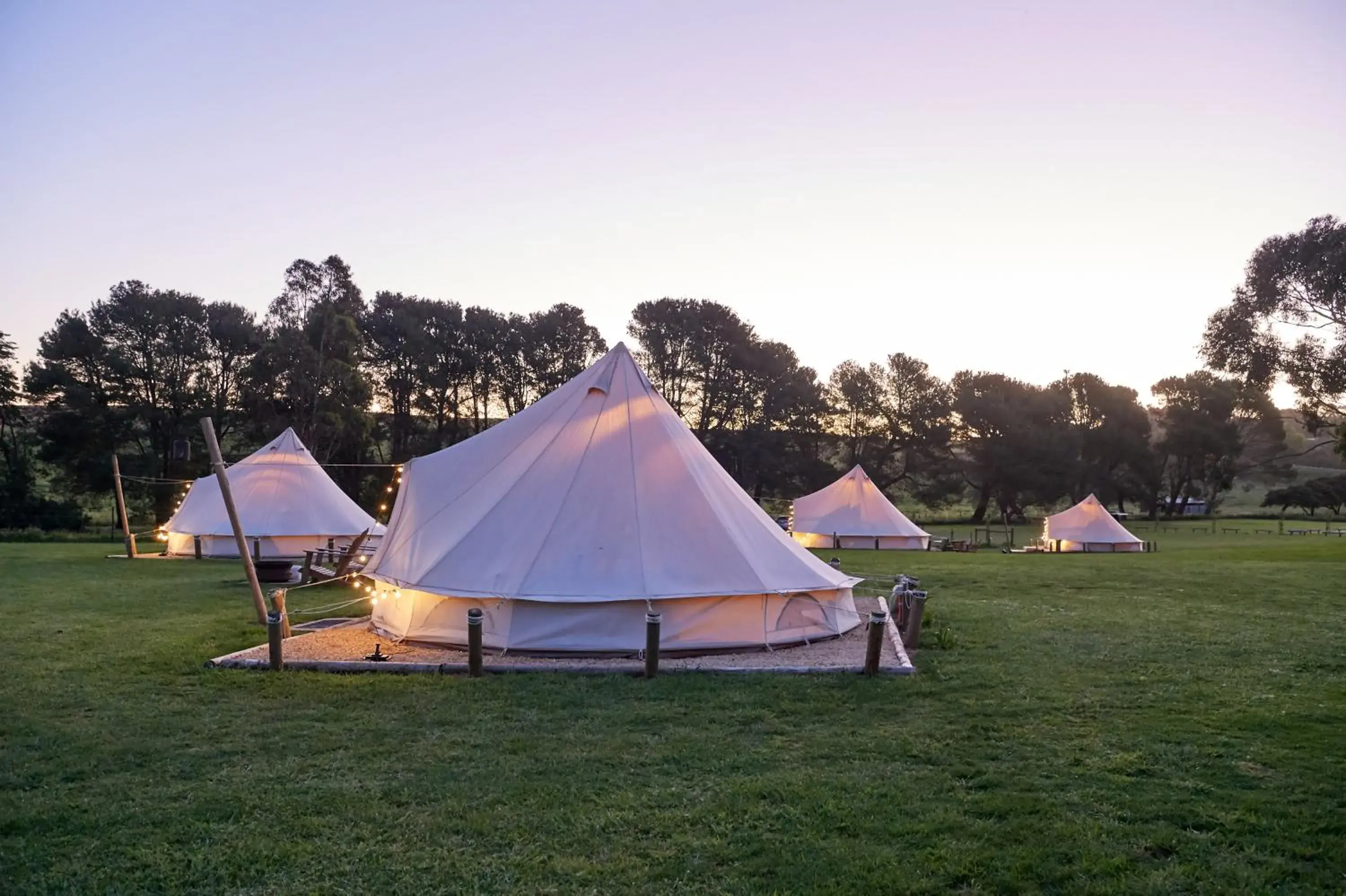 Glamping for Two - Bell Tent in Pine Country Caravan Park Glamping for Two - Bell Tent in Pine Country Caravan Park