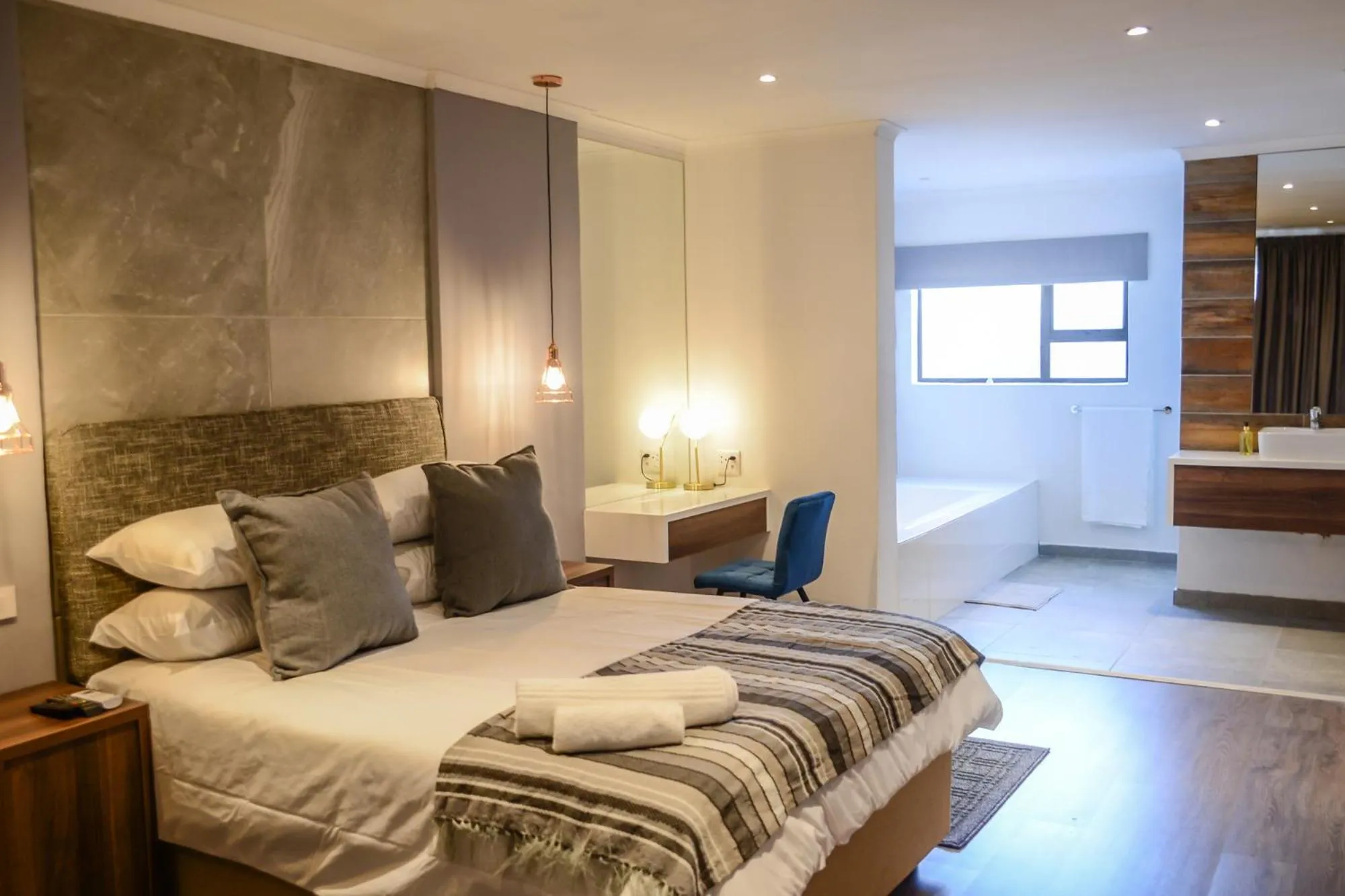 Bed in The Royal Bryanston