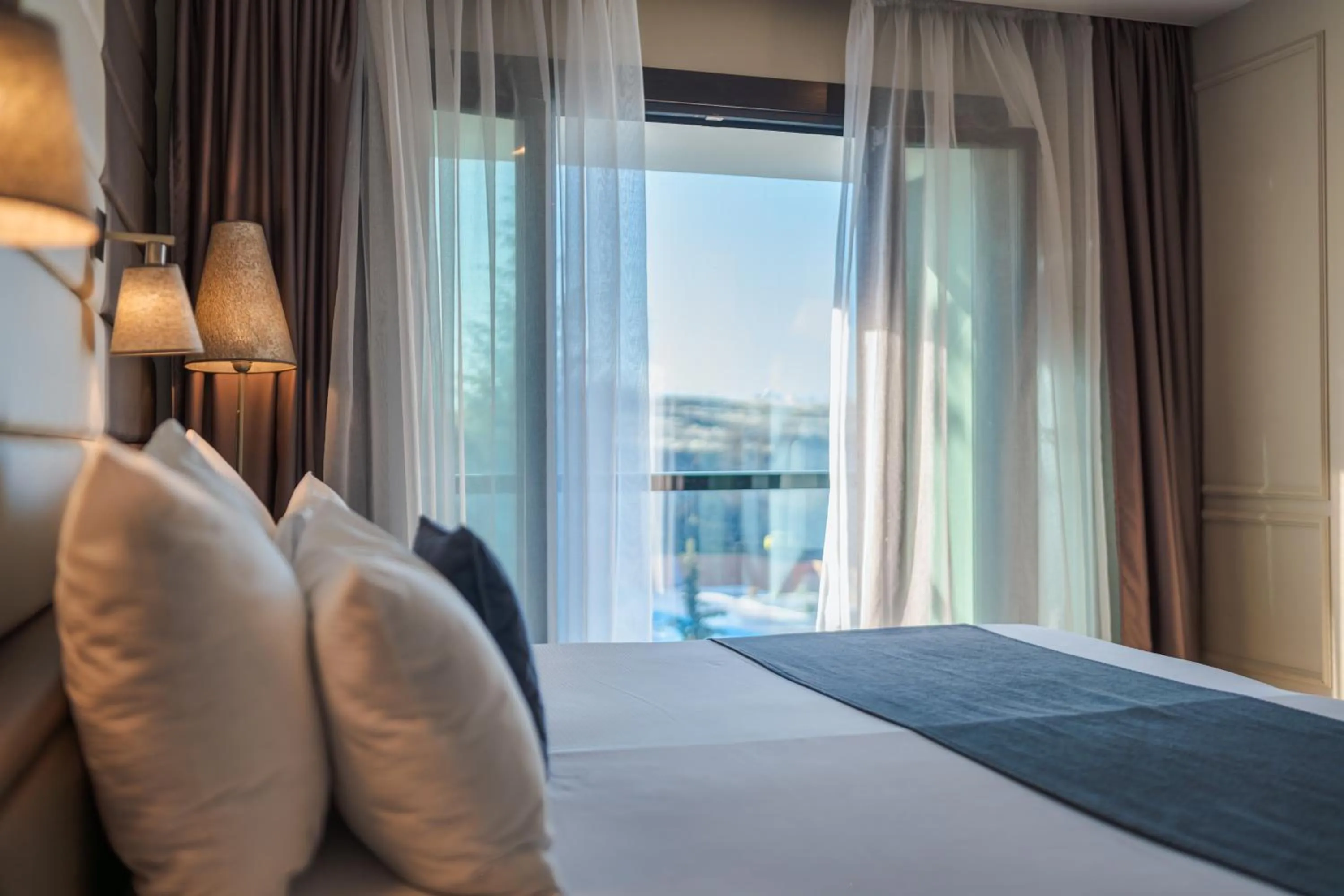 Bed in Medite Spa Resort and Villas