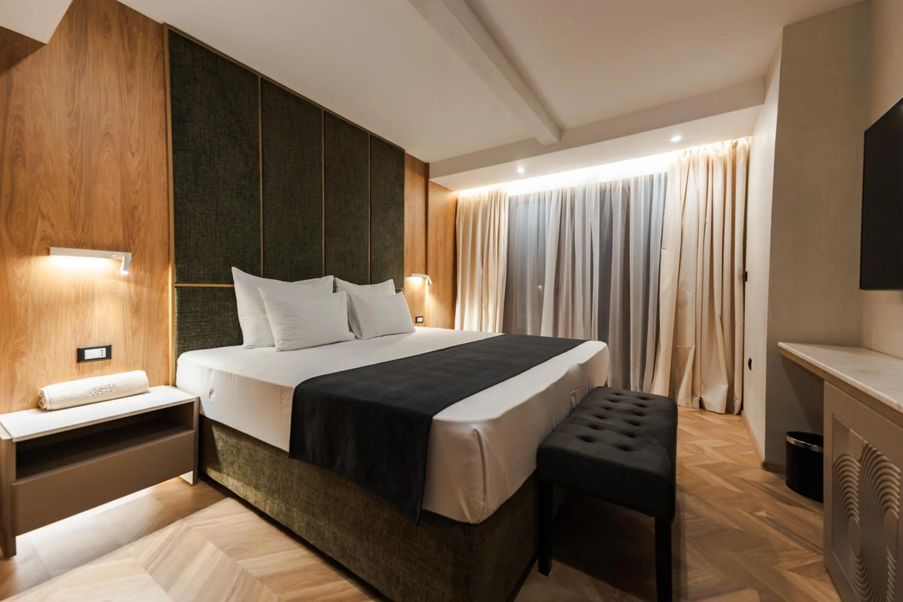 Bed in Medite Spa Resort and Villas