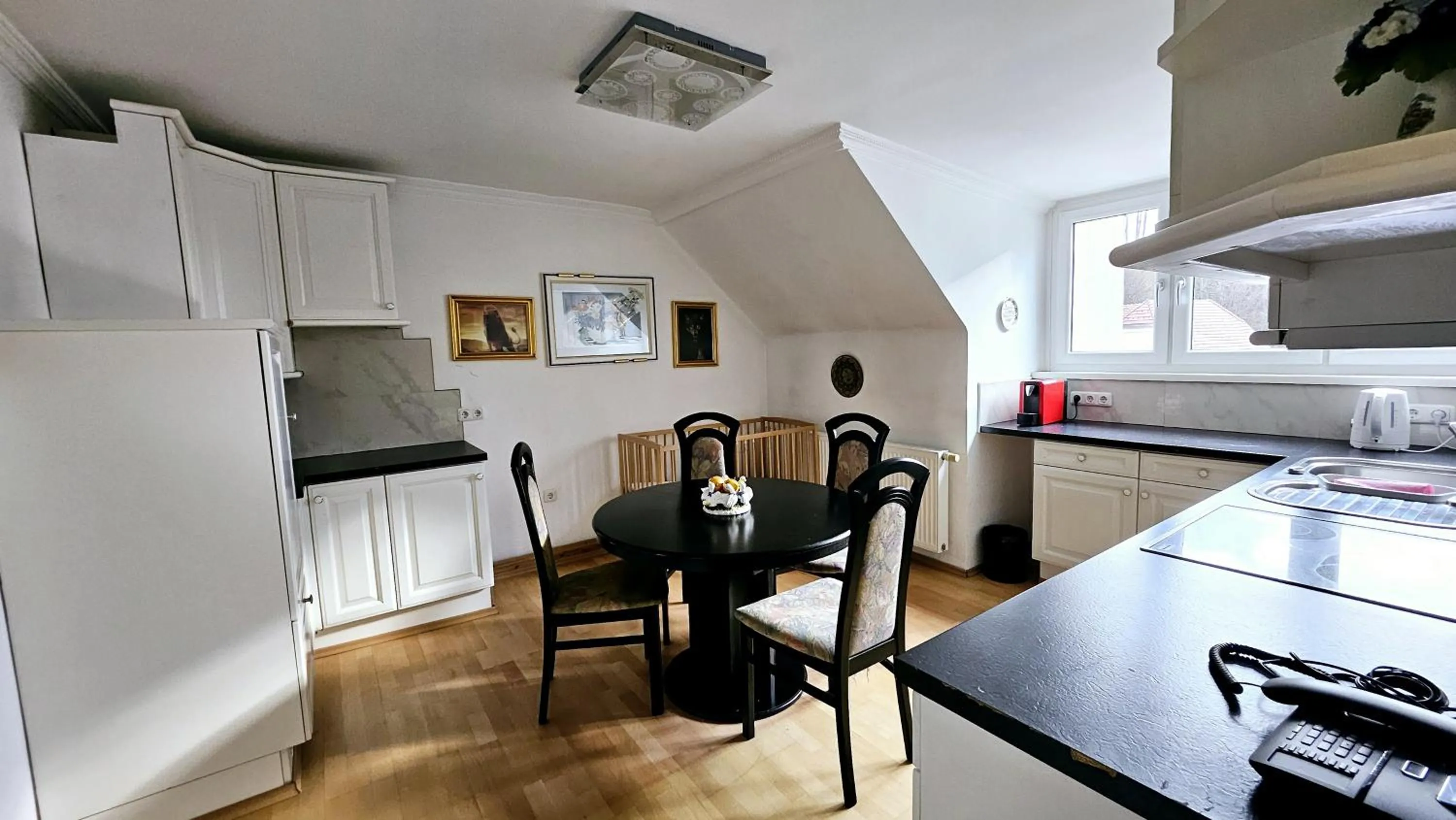 Kitchen or kitchenette in Höckner Plaza Hotel