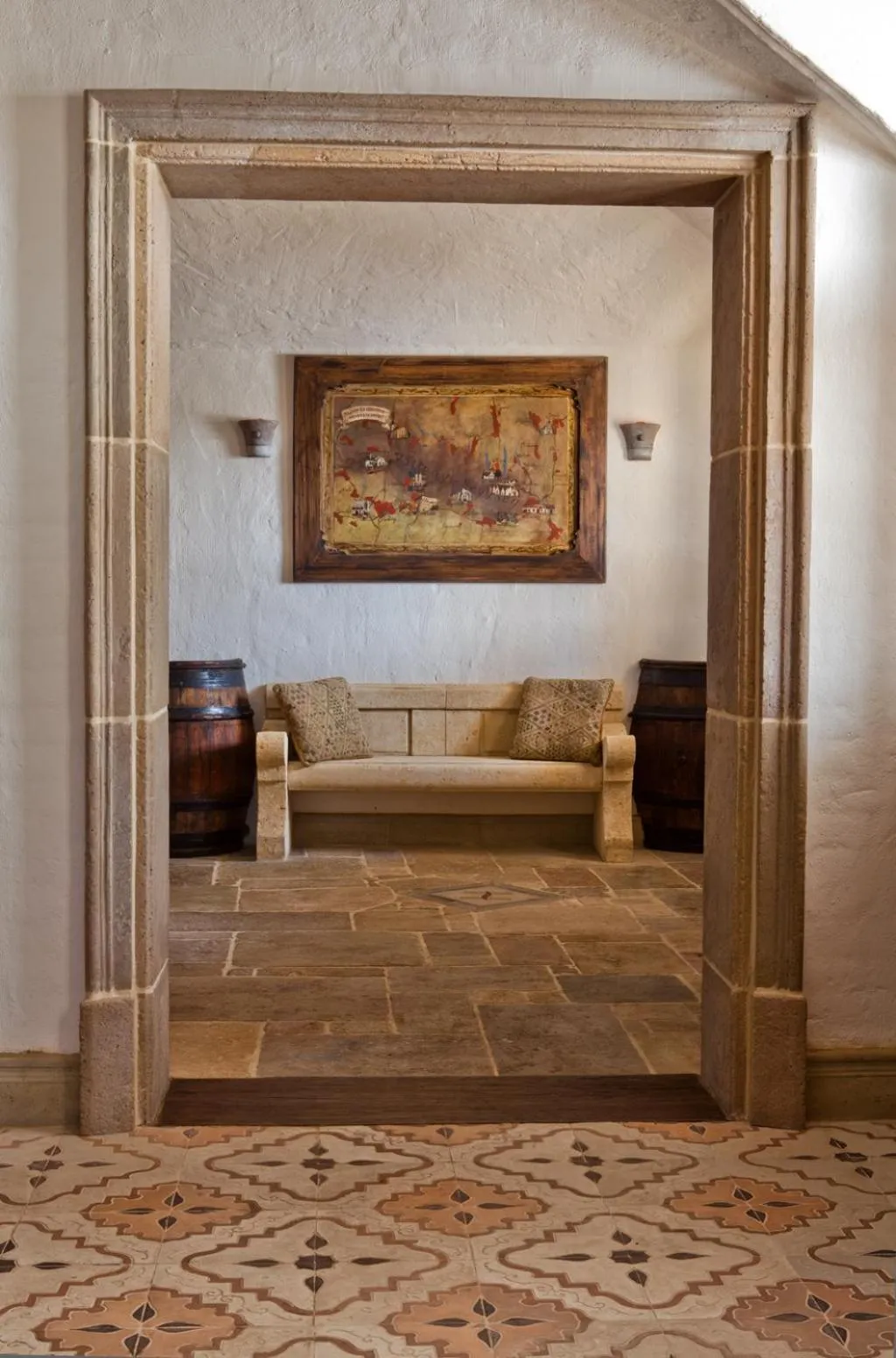 Decorative detail in Halasi Pince Panzió