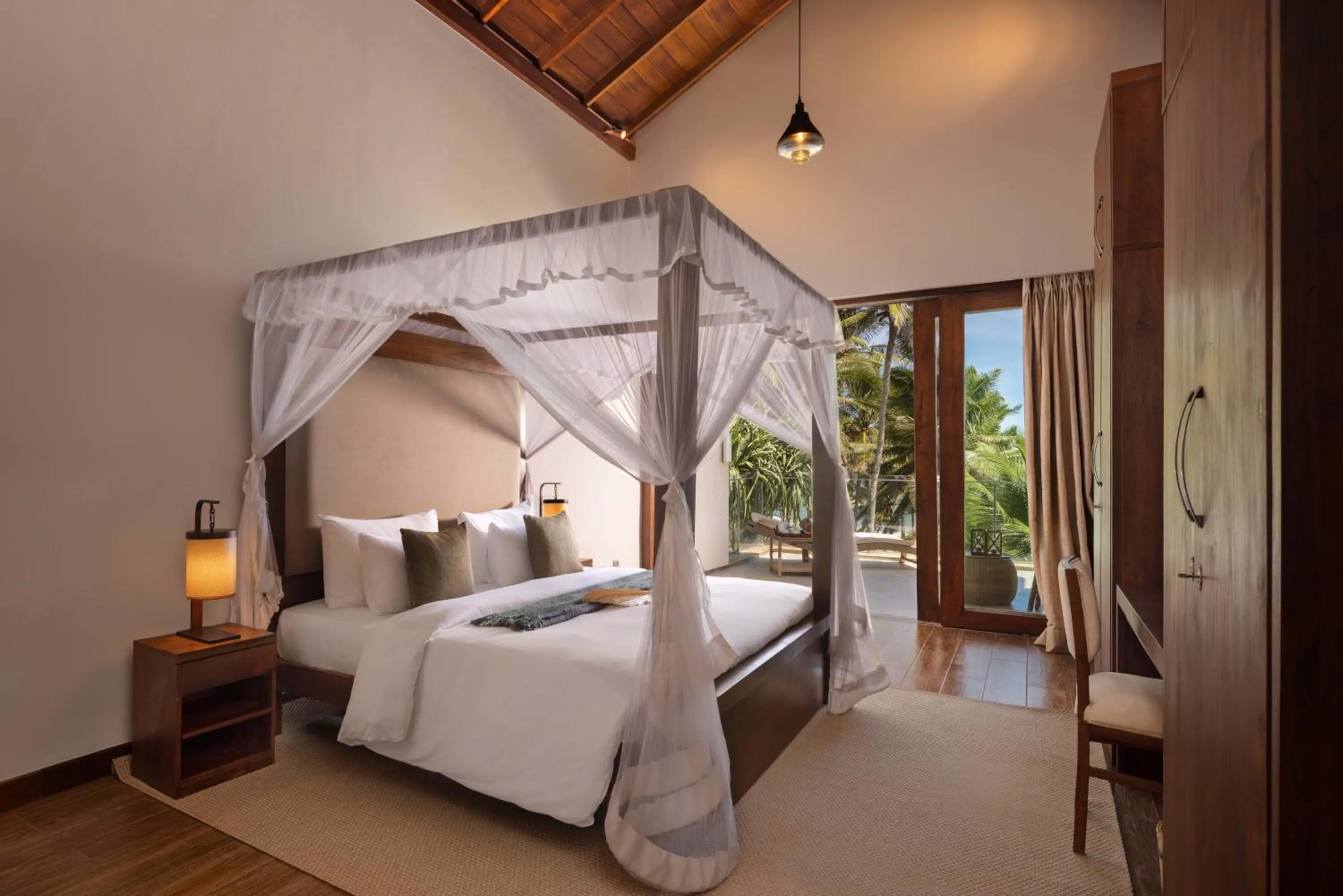Bed in Villa Blu