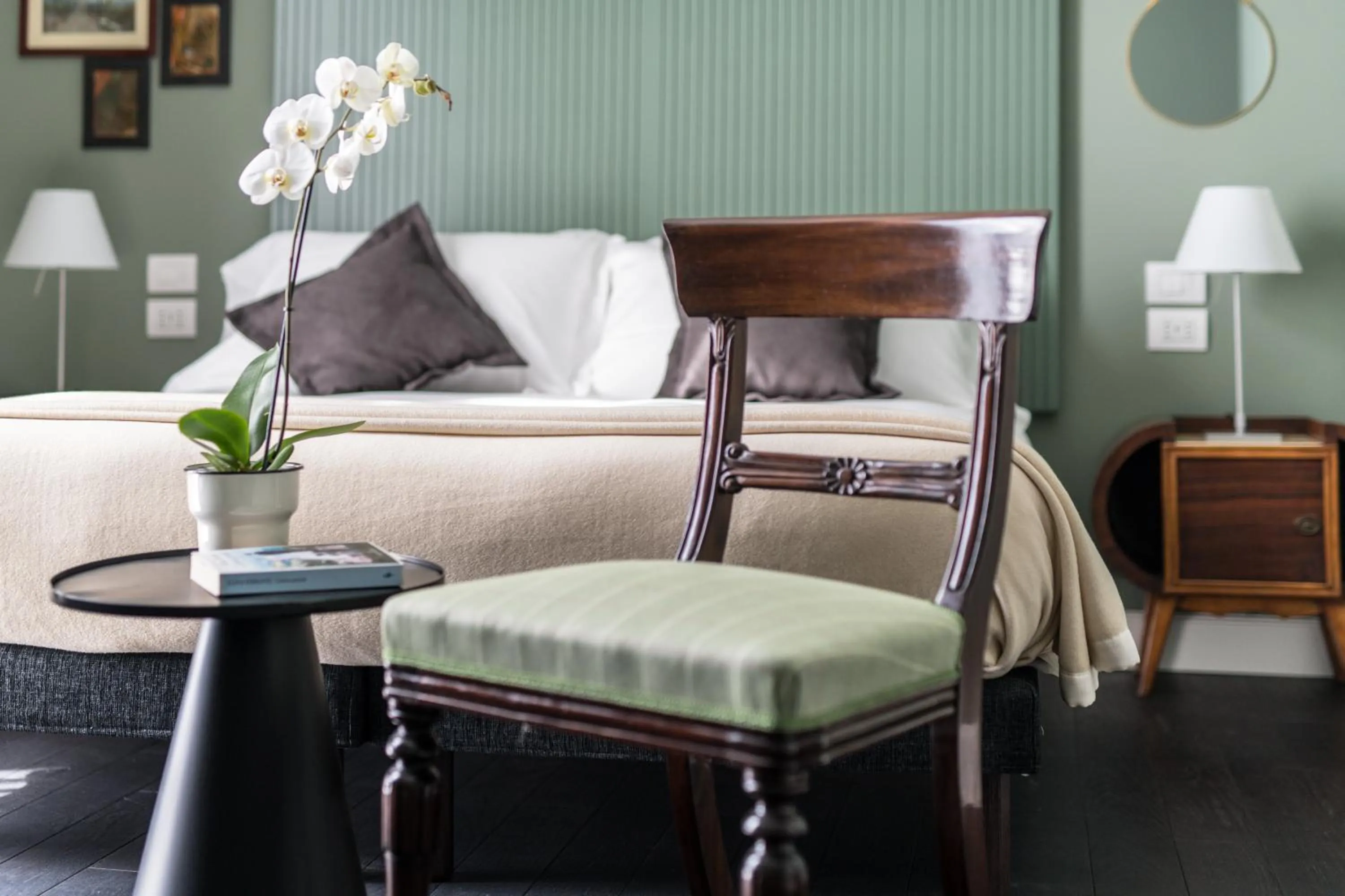 Decorative detail, Bed in Rinuccini Relais