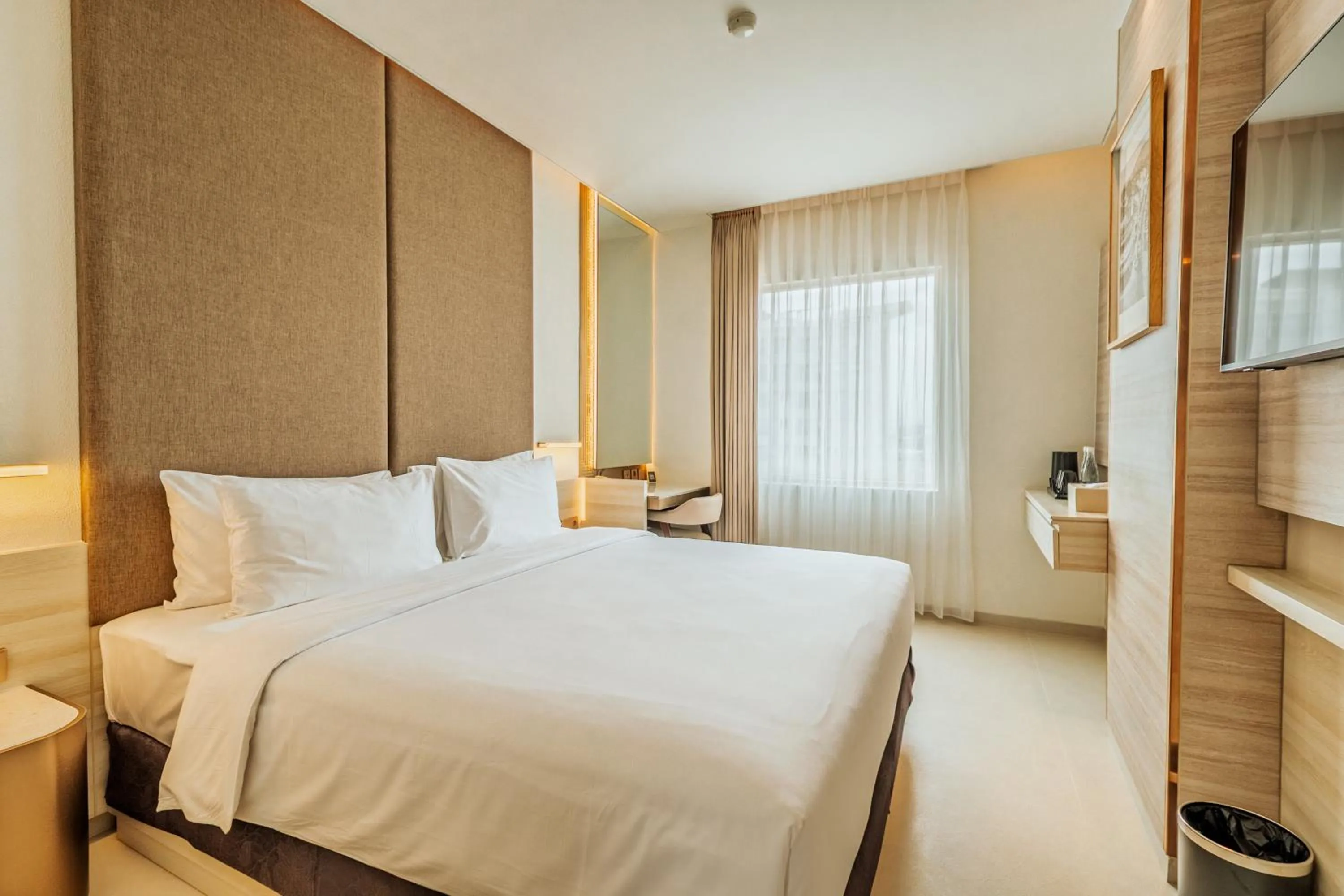 Bed in Gino Feruci Braga by KAGUM Hotels