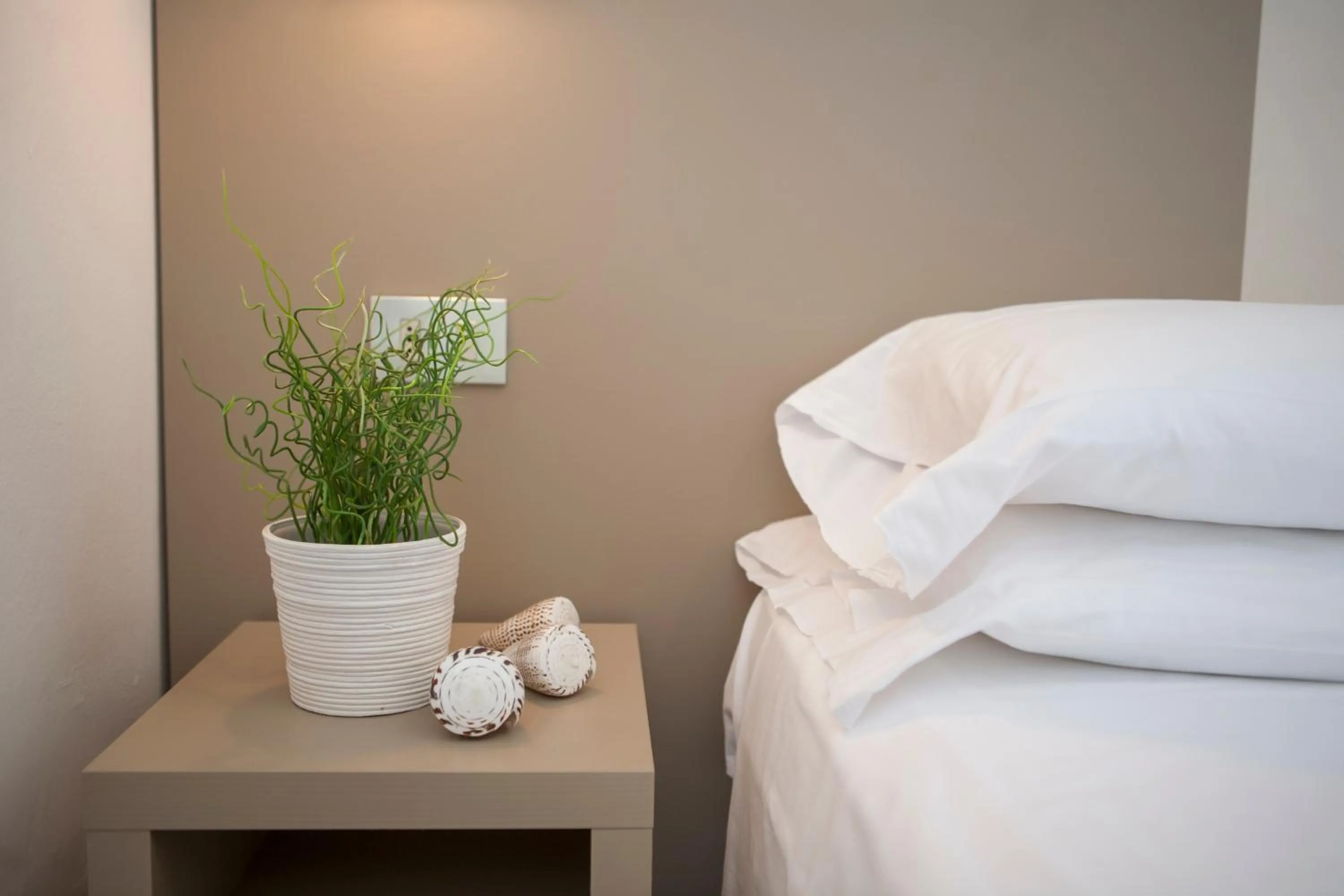 Decorative detail, Bed in Hotel Bologna