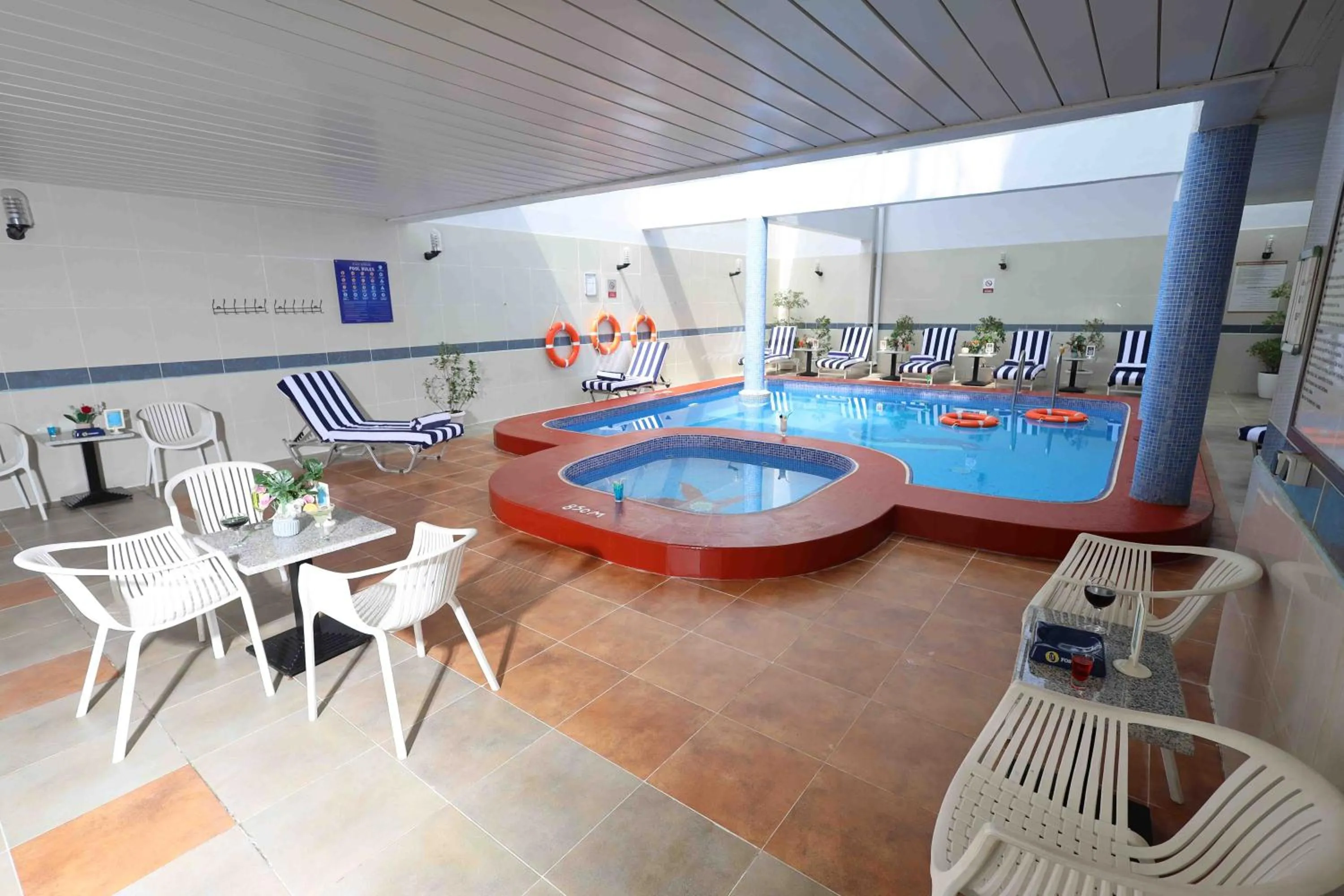 Swimming pool in City Tower Hotel