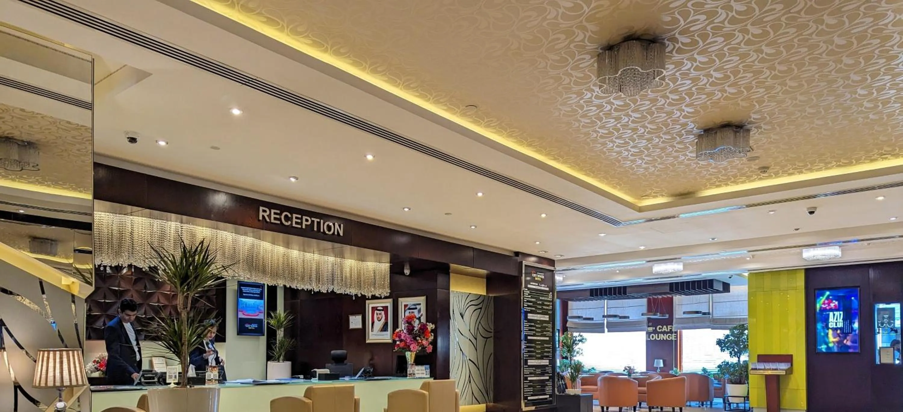 Lobby or reception in City Tower Hotel