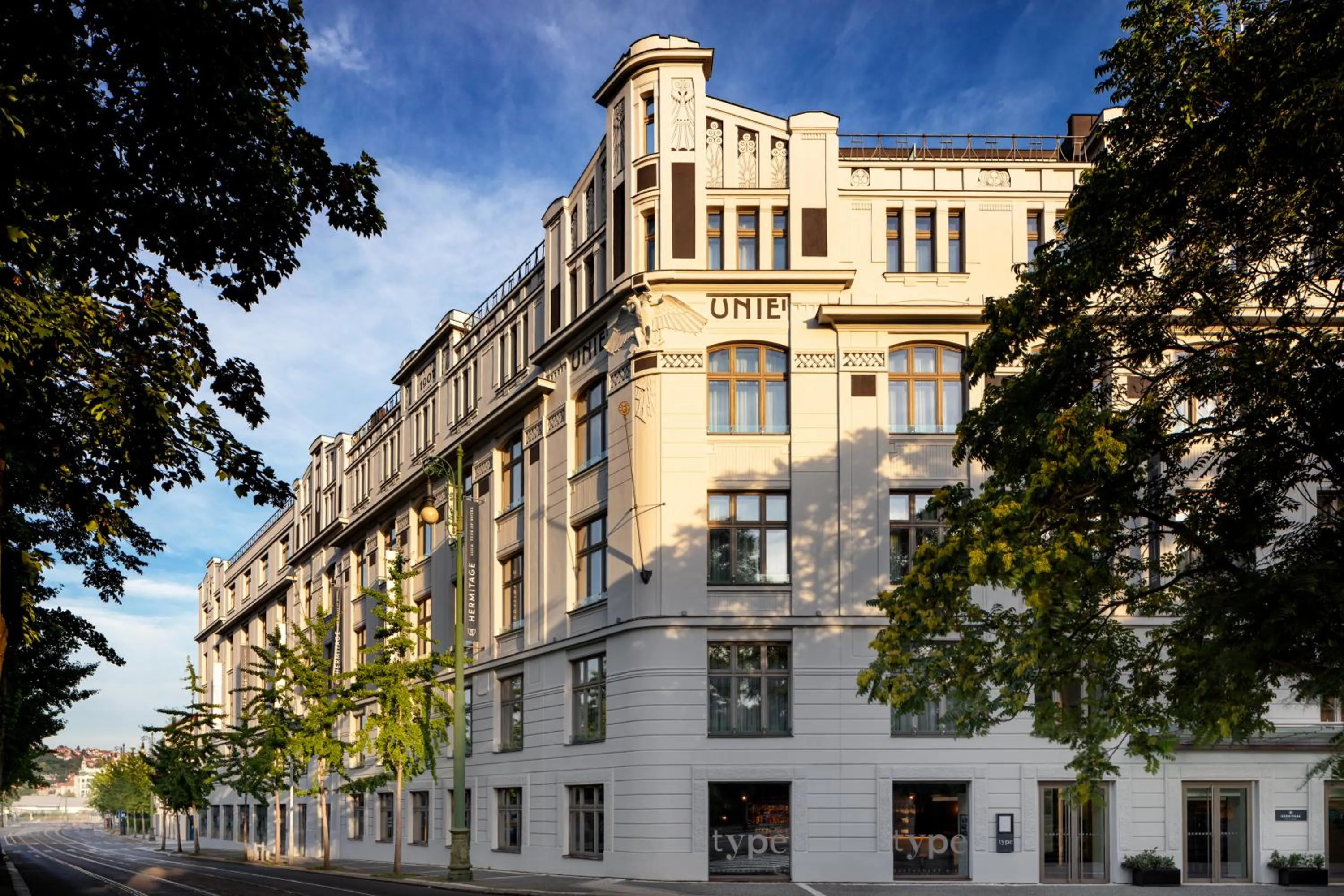 Property building in Hermitage Hotel Prague