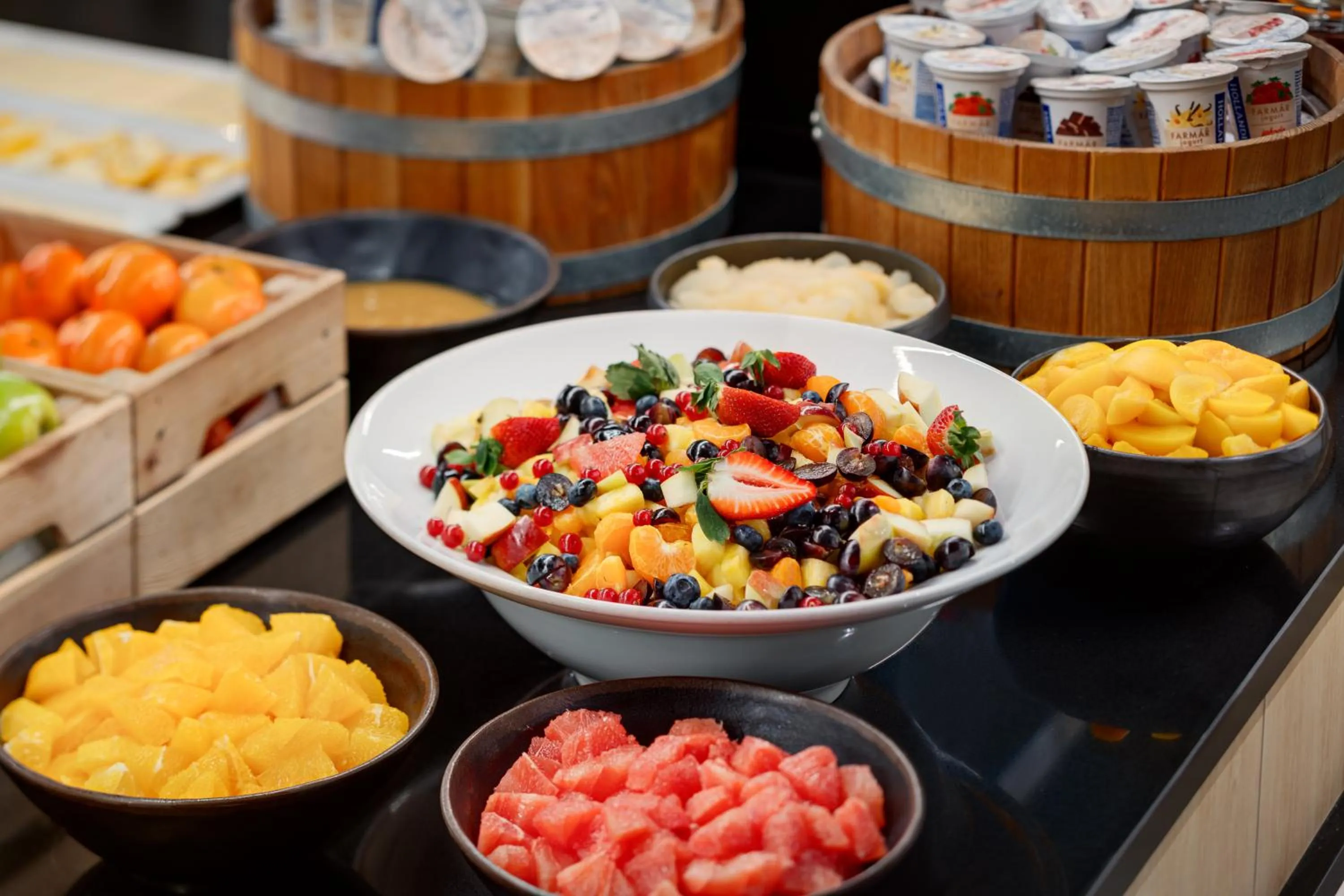 Buffet breakfast in Hermitage Hotel Prague