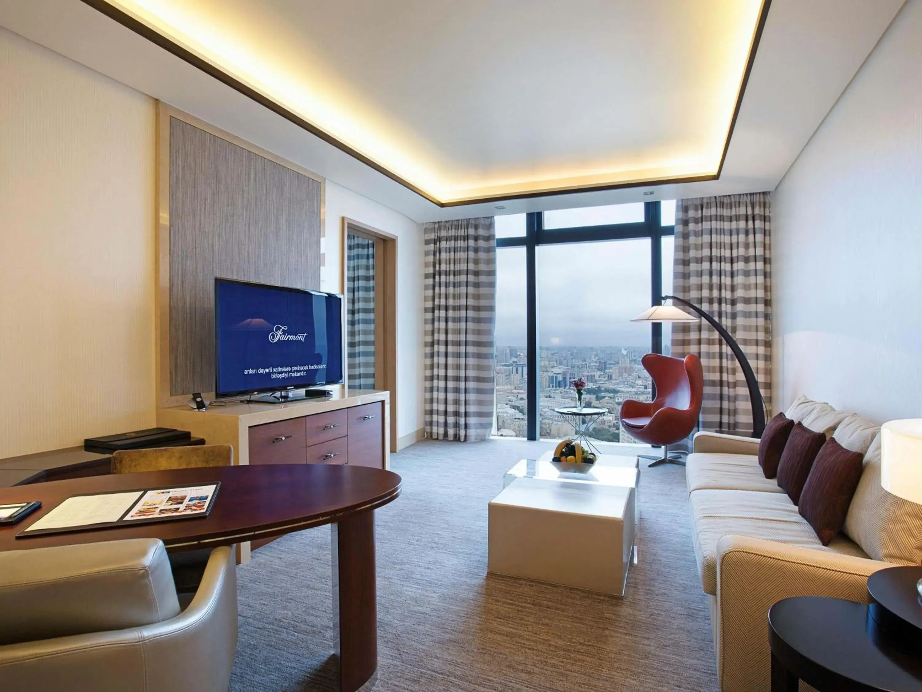 Fairmont Gold Signature Suite Sea View - single occupancy in Fairmont Baku, Flame Towers Fairmont Gold Signature Suite Sea View - single occupancy in Fairmont Baku, Flame Towers