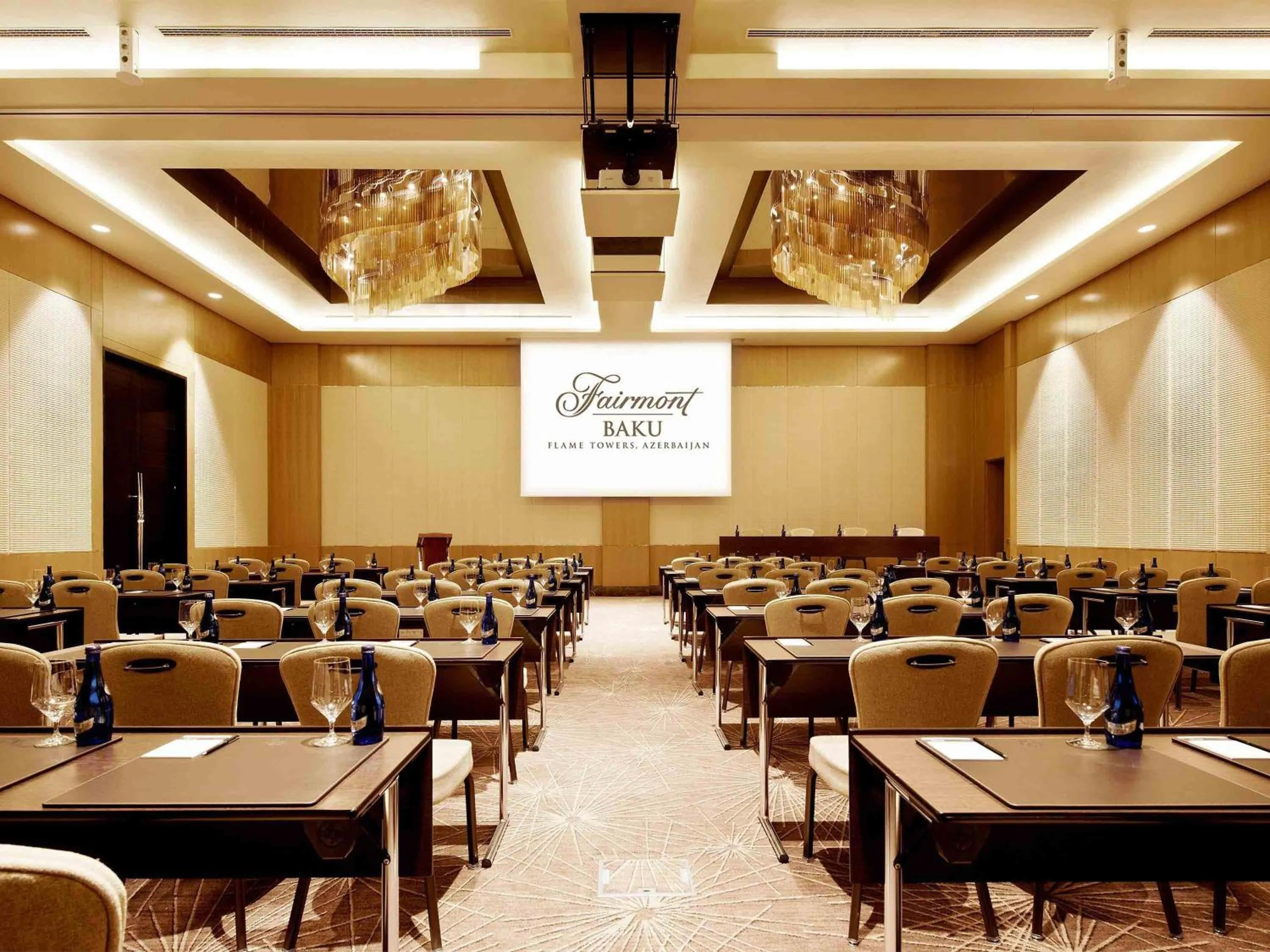Meeting/conference room in Fairmont Baku, Flame Towers