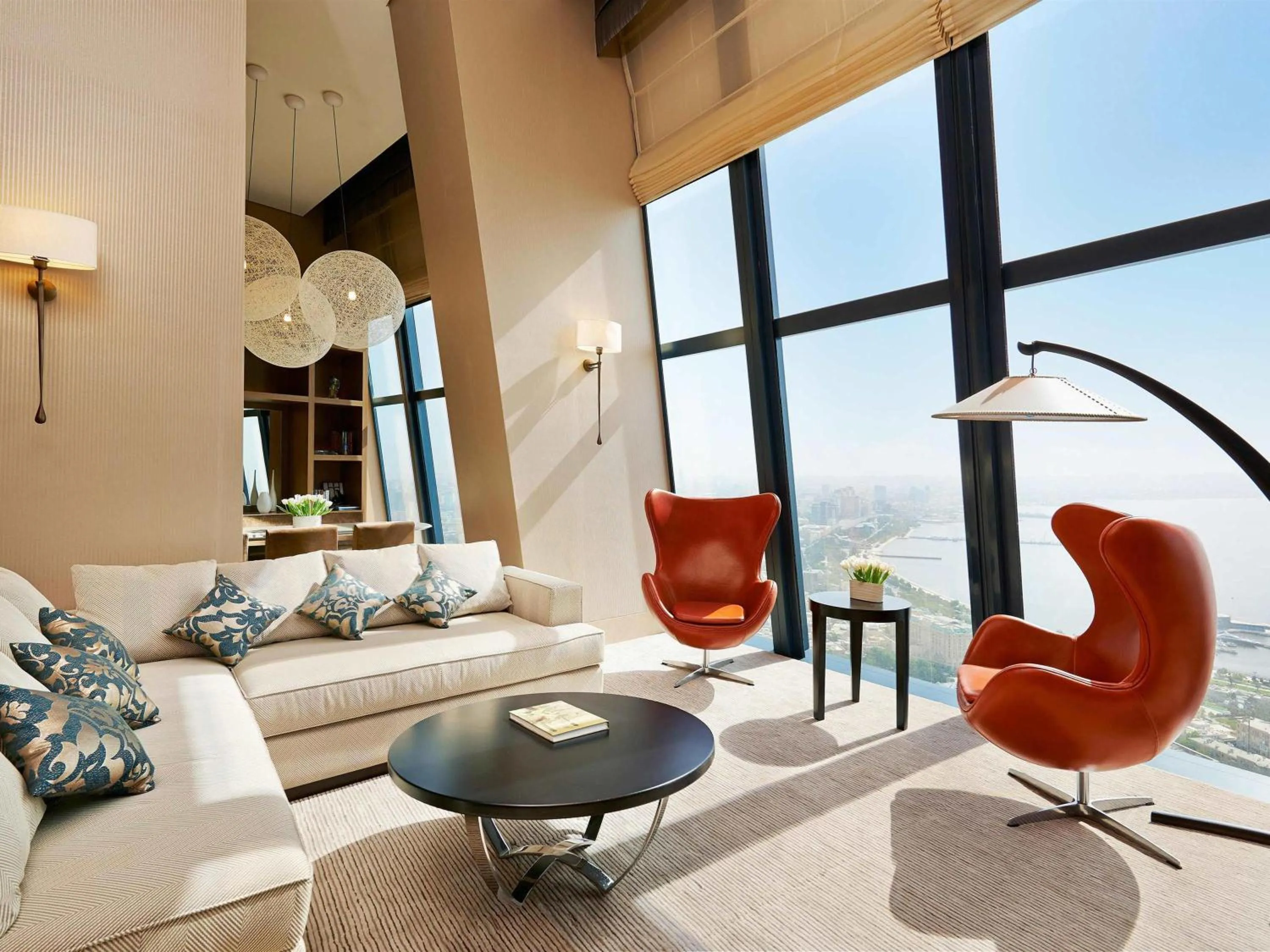 Bedroom in Fairmont Baku, Flame Towers