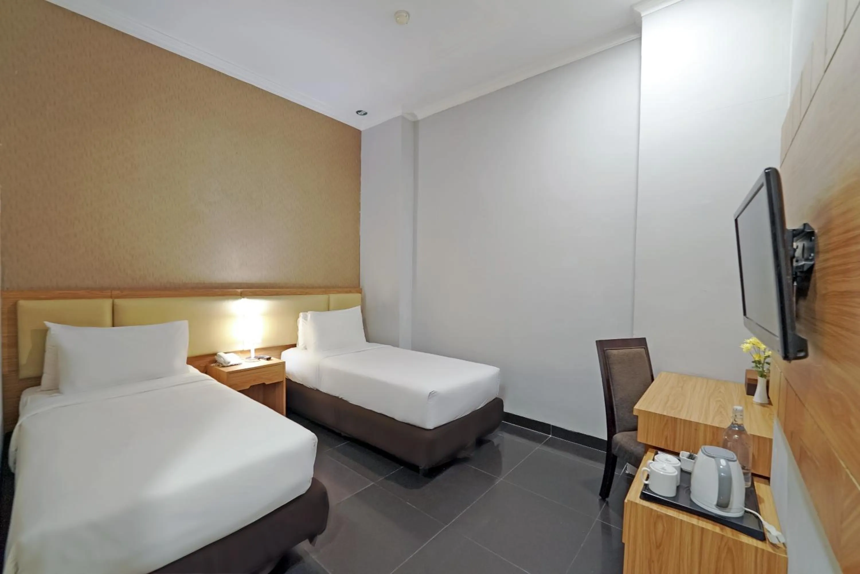 Bed in Tjokro Hotel Klaten