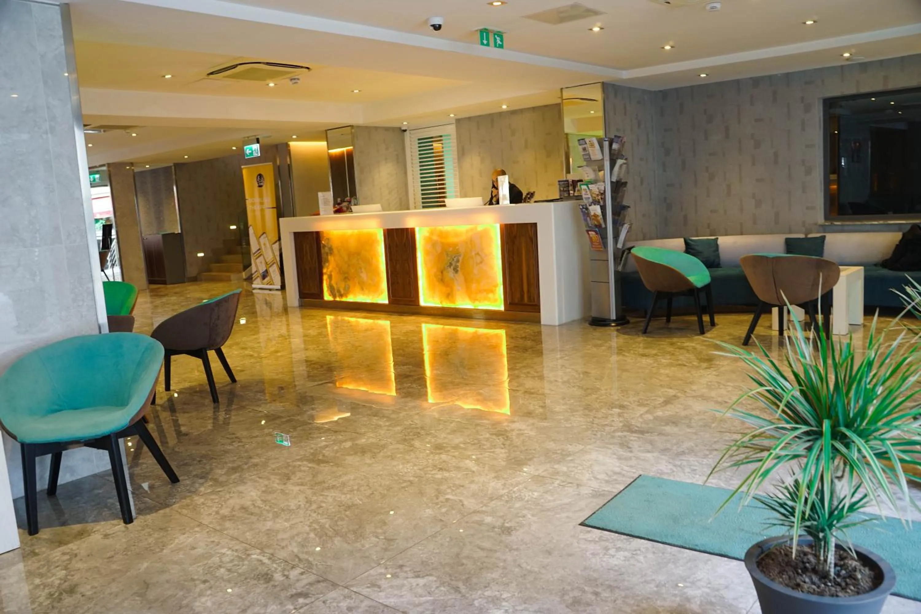Lobby or reception in Pebbles Resort