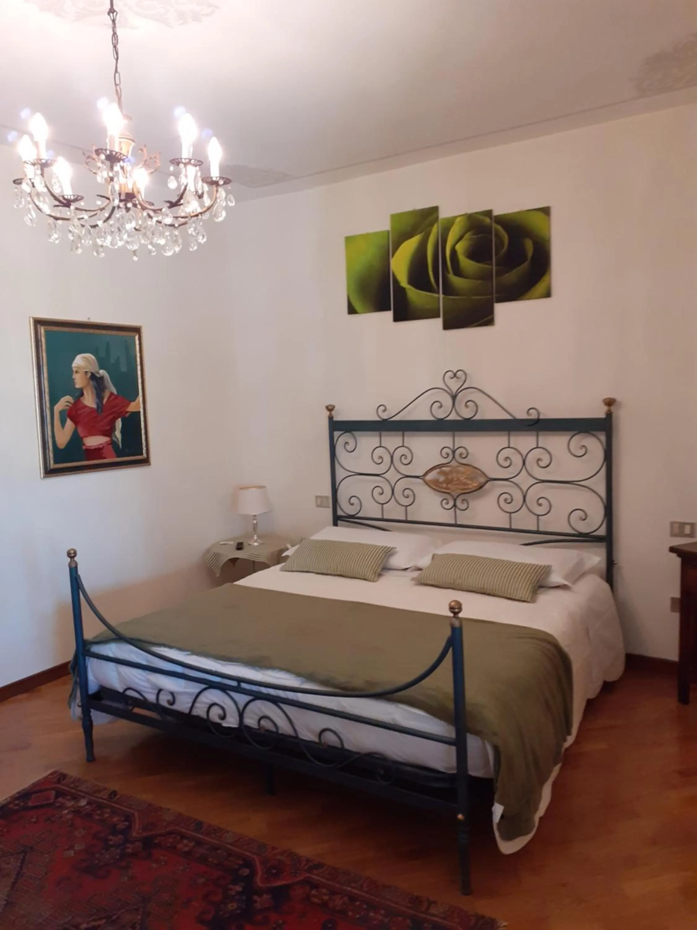 Bed in B&B Cascina in Franciacorta