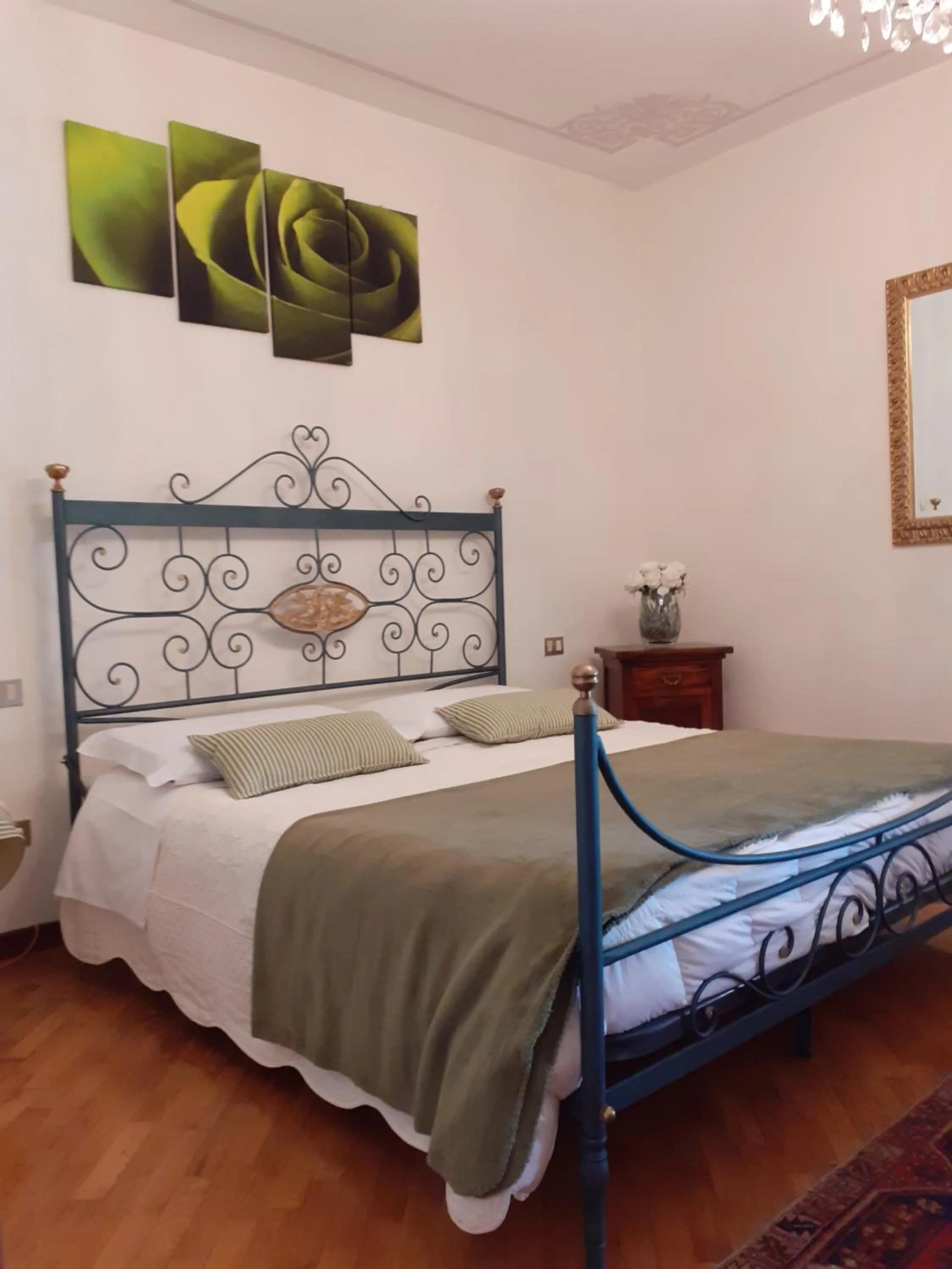 Bed in B&B Cascina in Franciacorta