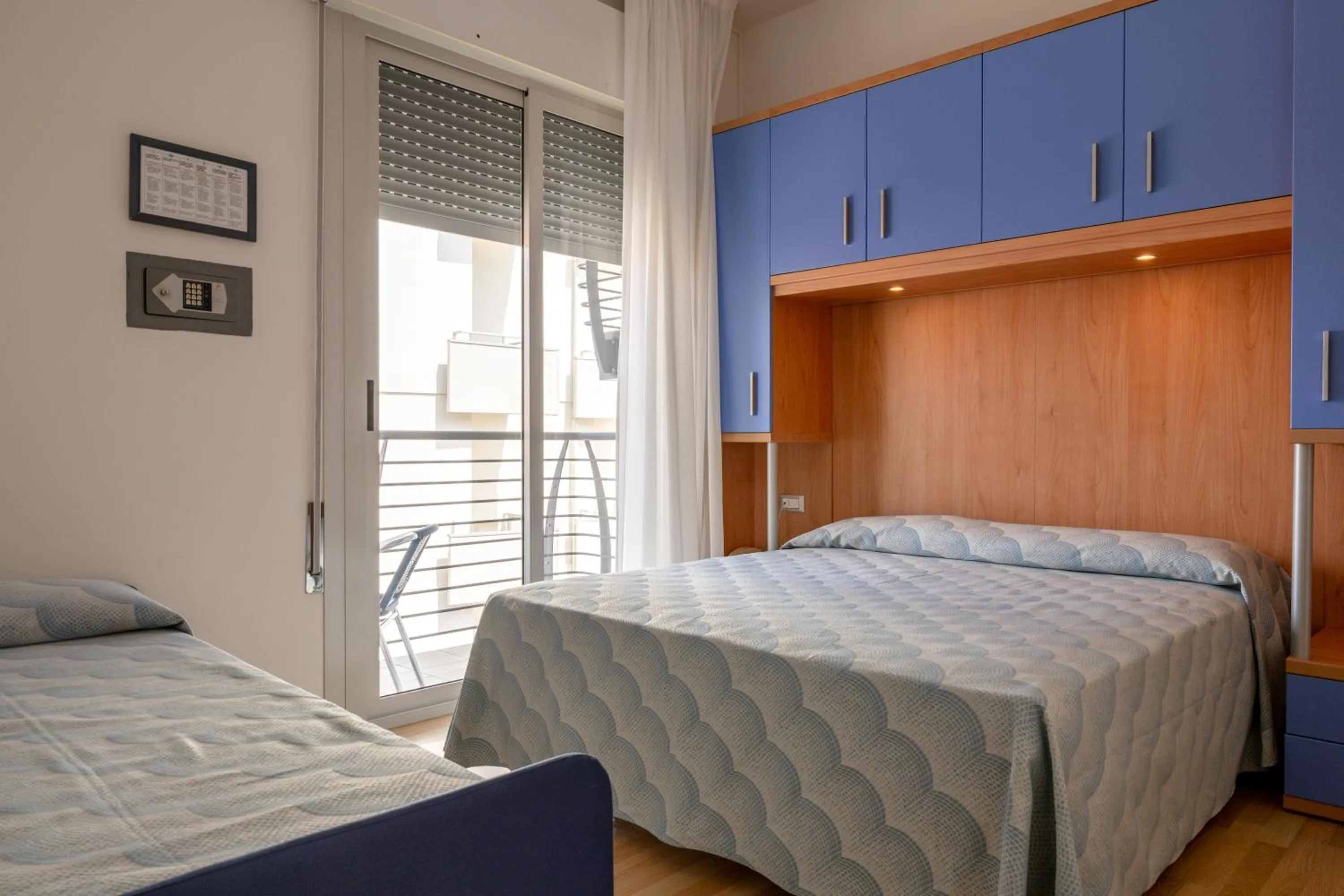 Bed in Hotel Riviera