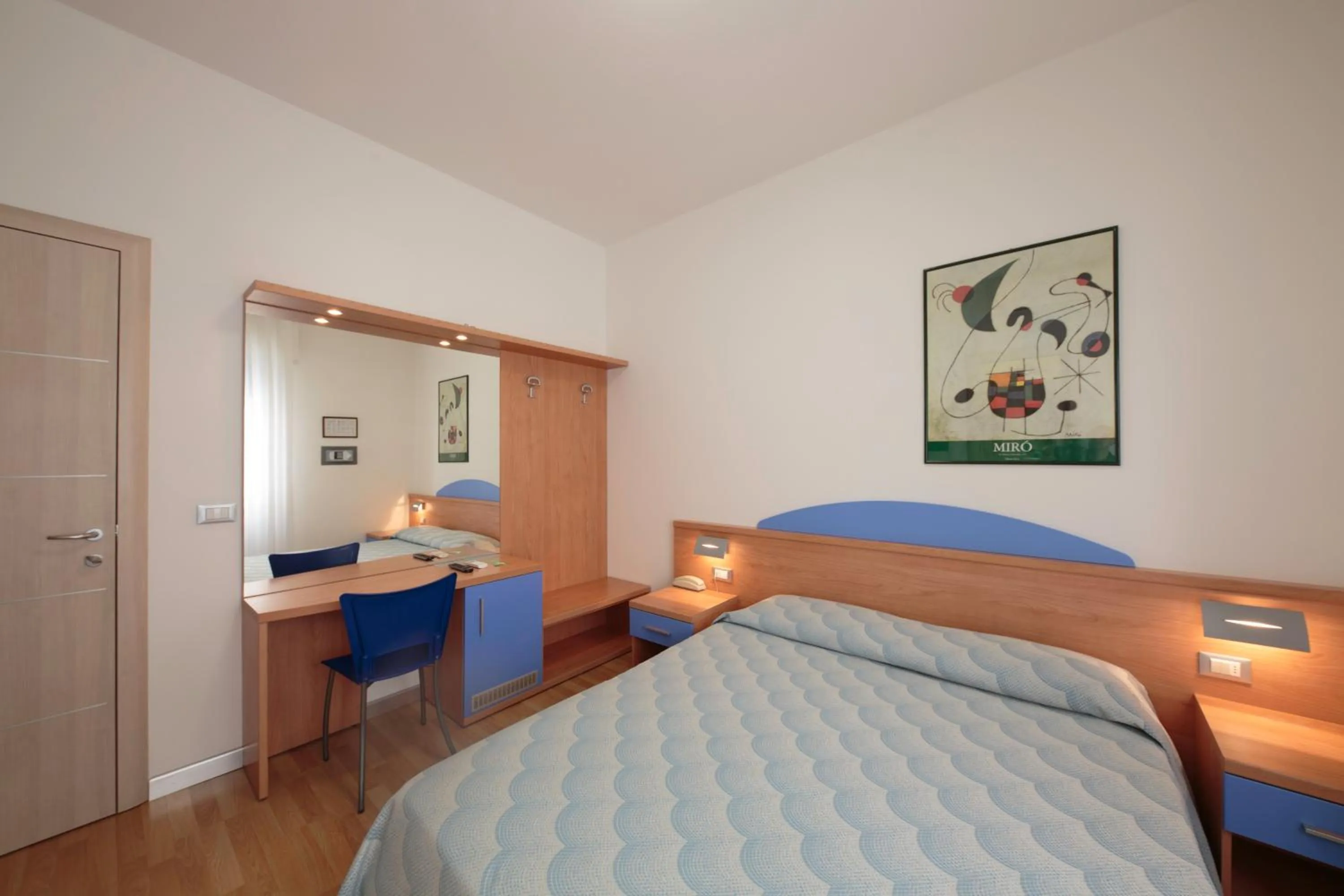 Bed in Hotel Riviera