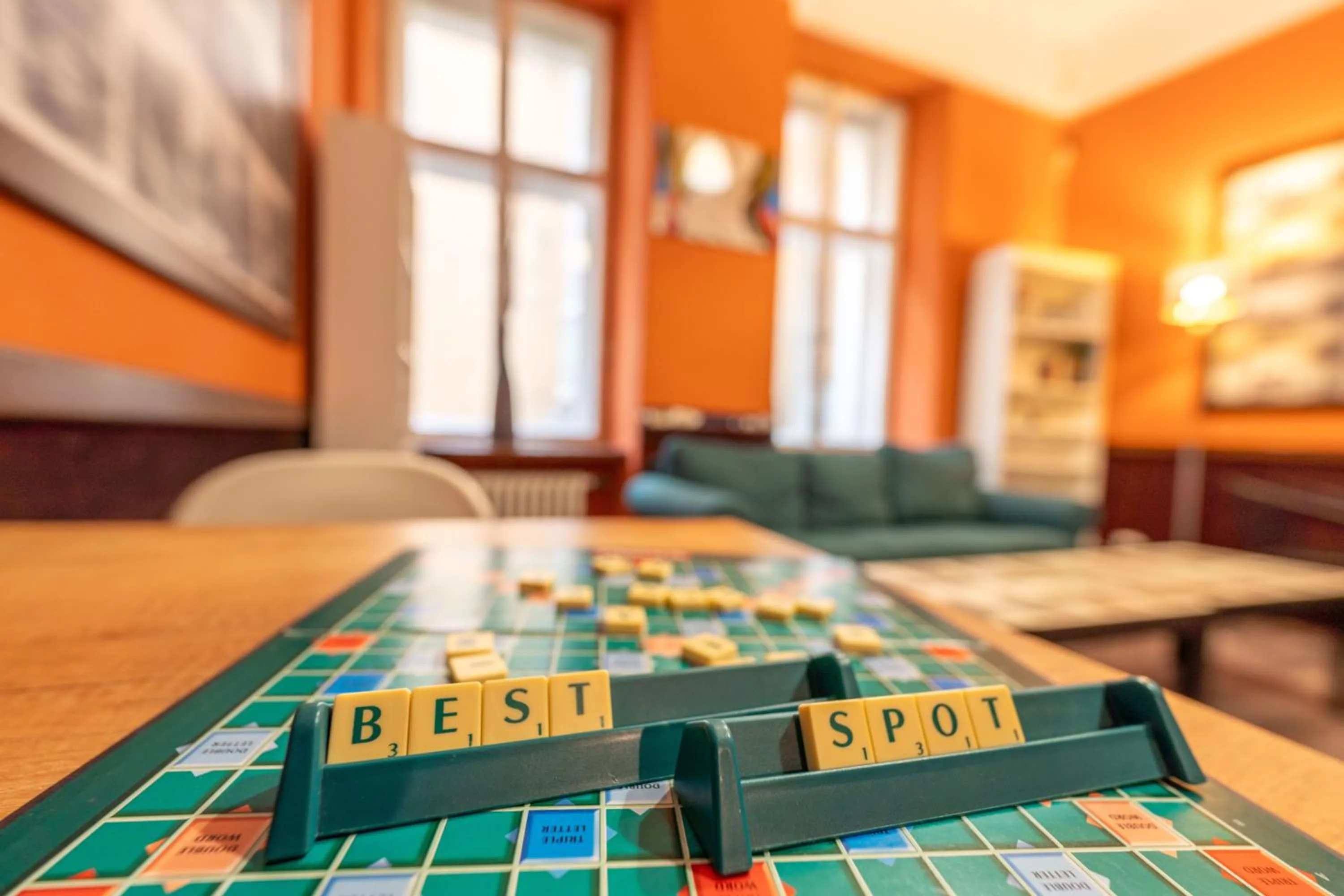 Communal lounge/ TV room in Best Spot Hostel