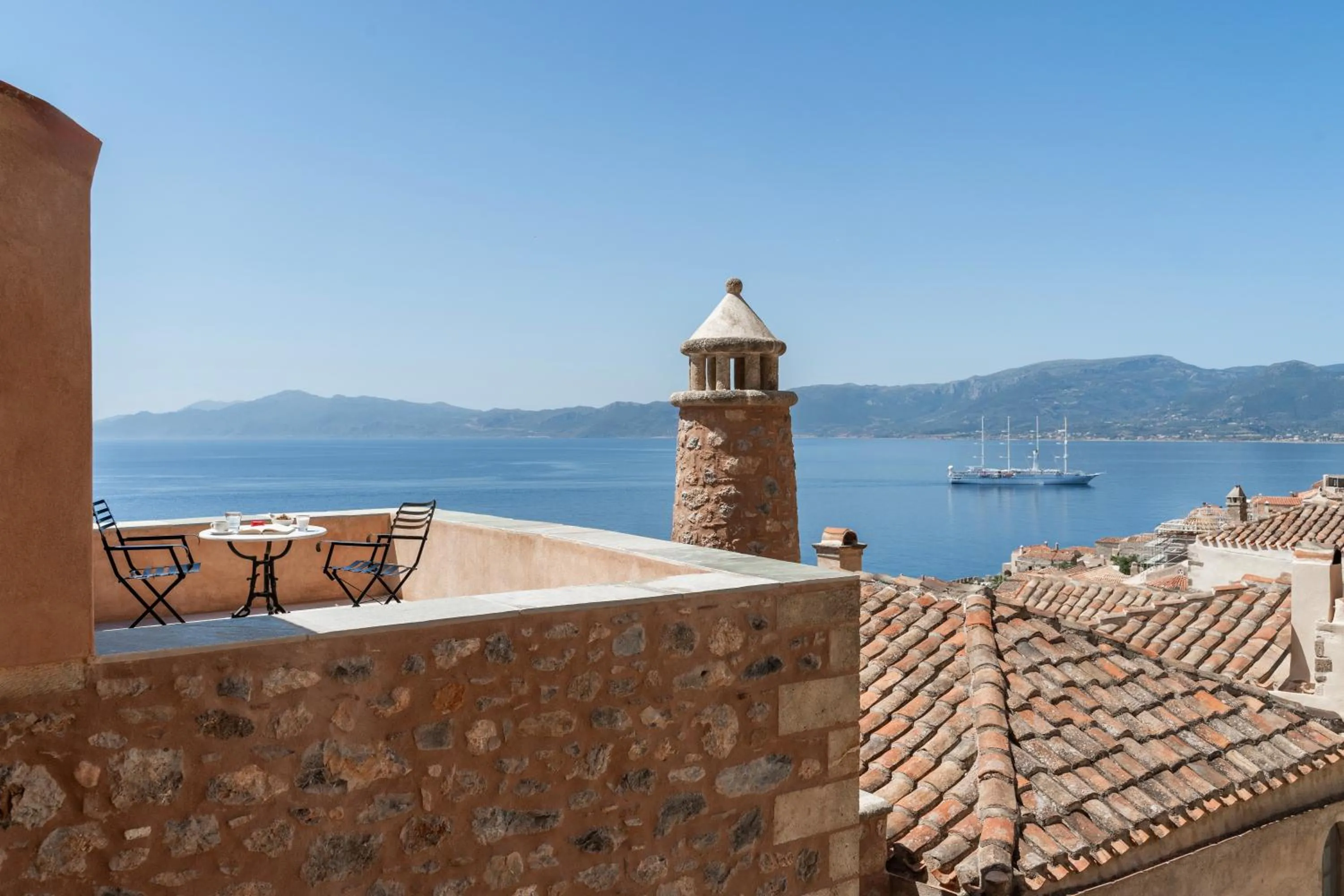 Balcony/Terrace in Bastione Malvasia Hotel (ex New Malvasia)