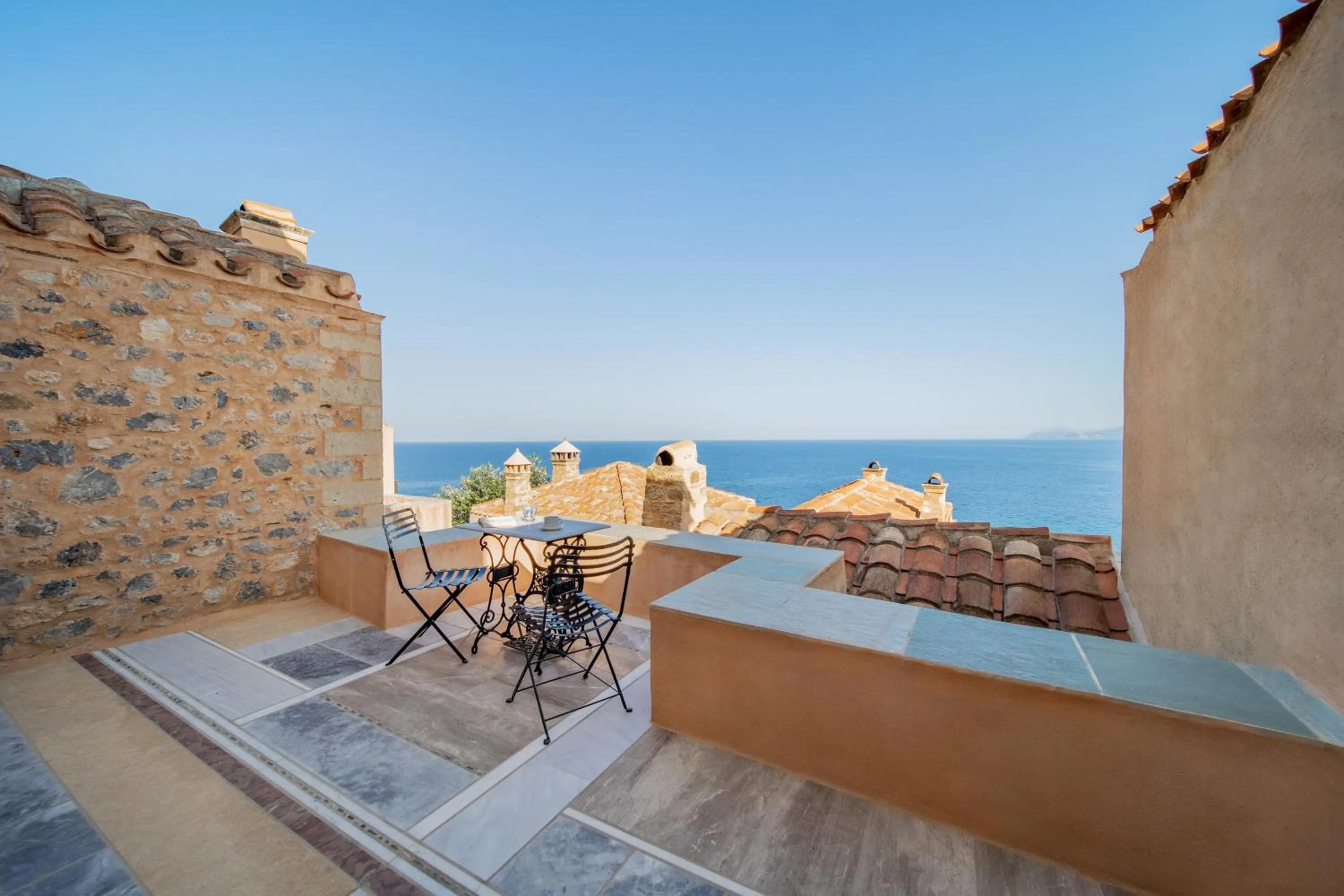 Balcony/Terrace in Bastione Malvasia Hotel (ex New Malvasia)