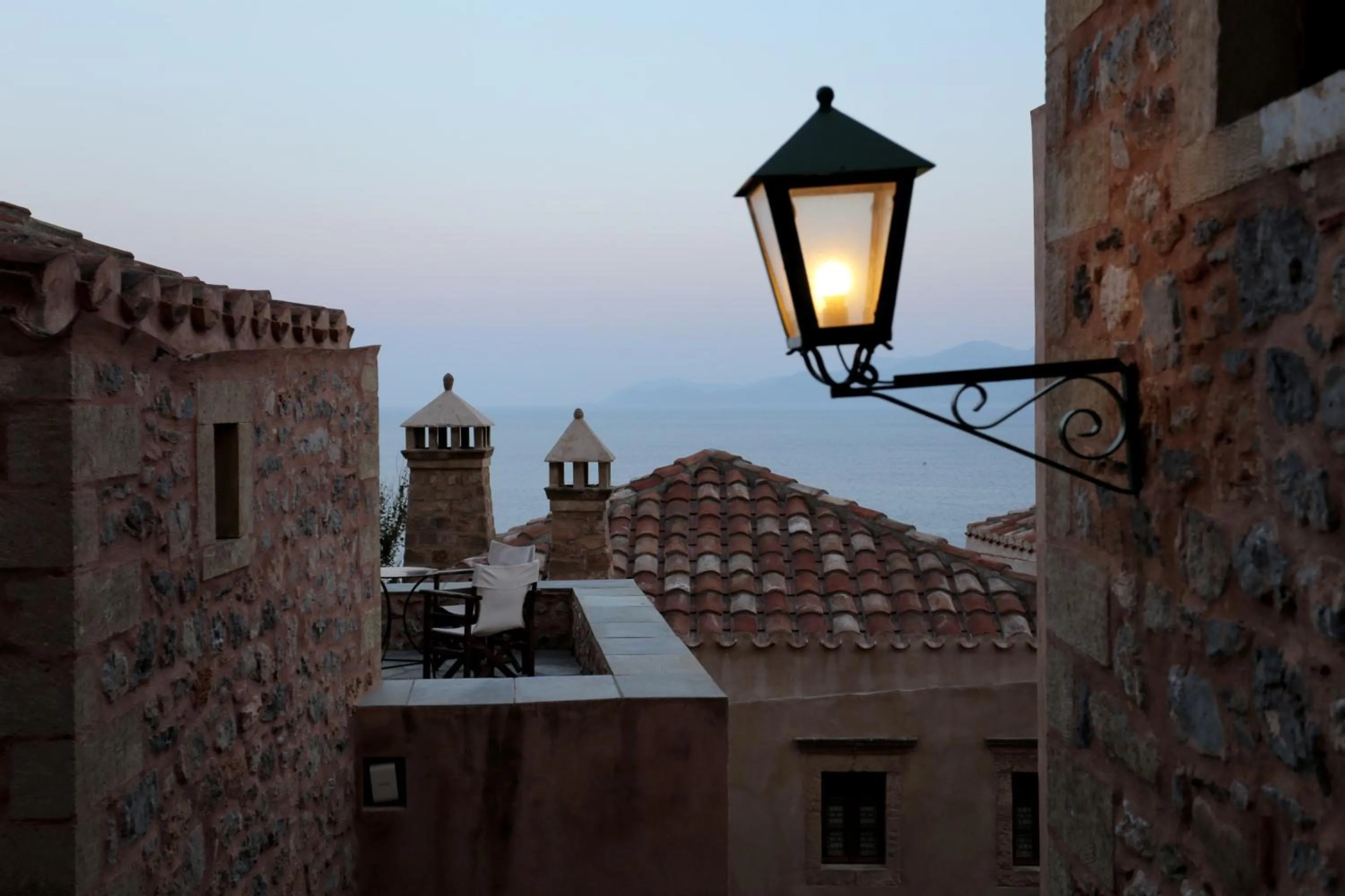 Decorative detail in Bastione Malvasia Hotel (ex New Malvasia)