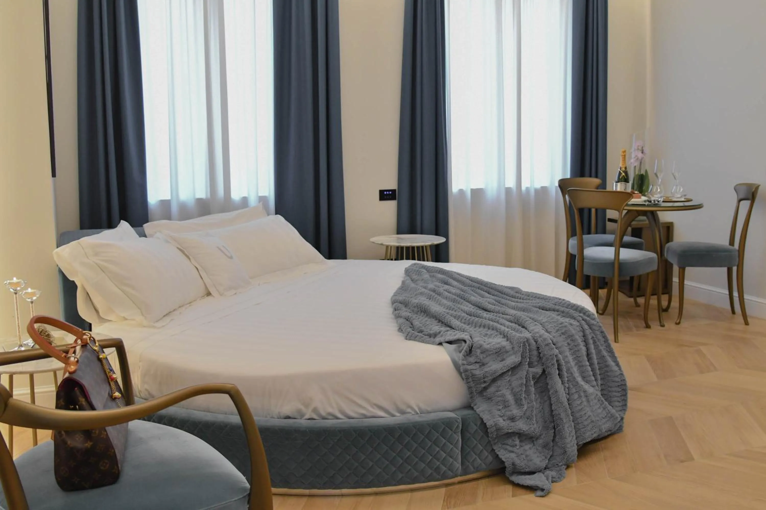 Bed in The Unique Brera Suites