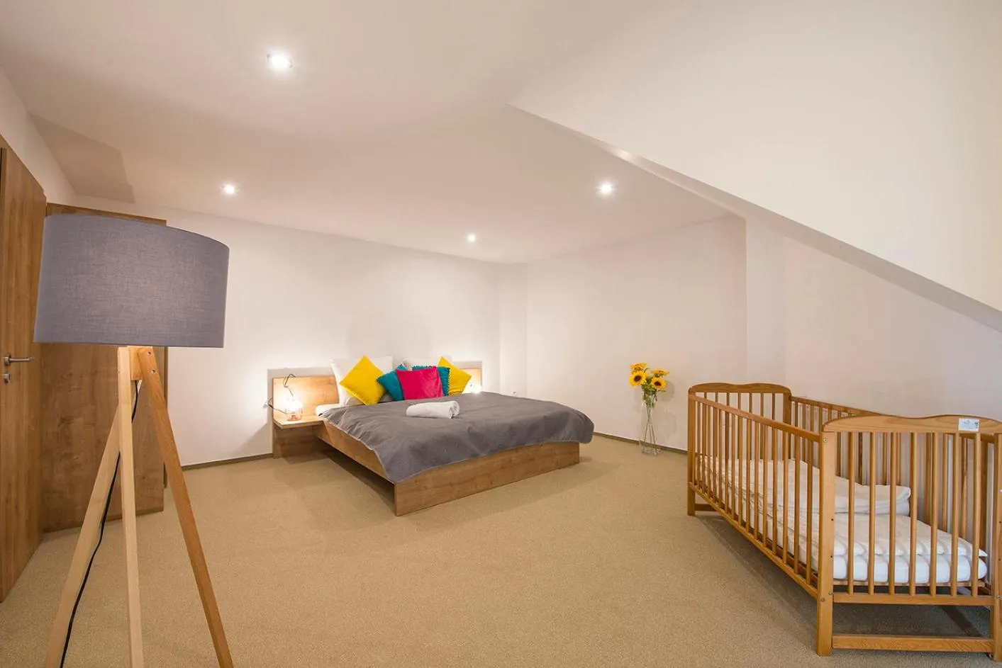 Bed in Villa Bellevue Wellness