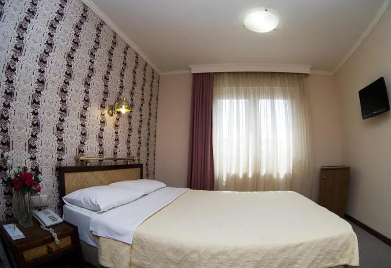 Bed in Olympos Hotel