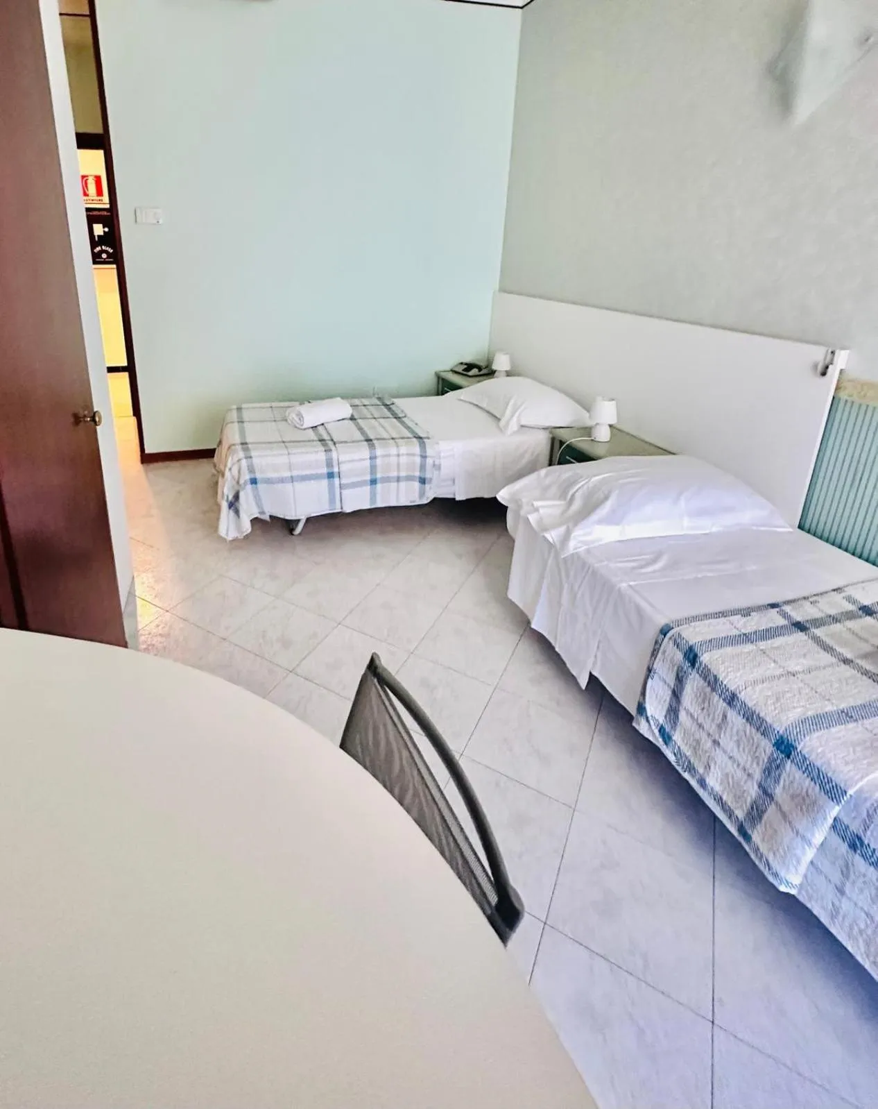 Bed in Hotel Residence Mondial