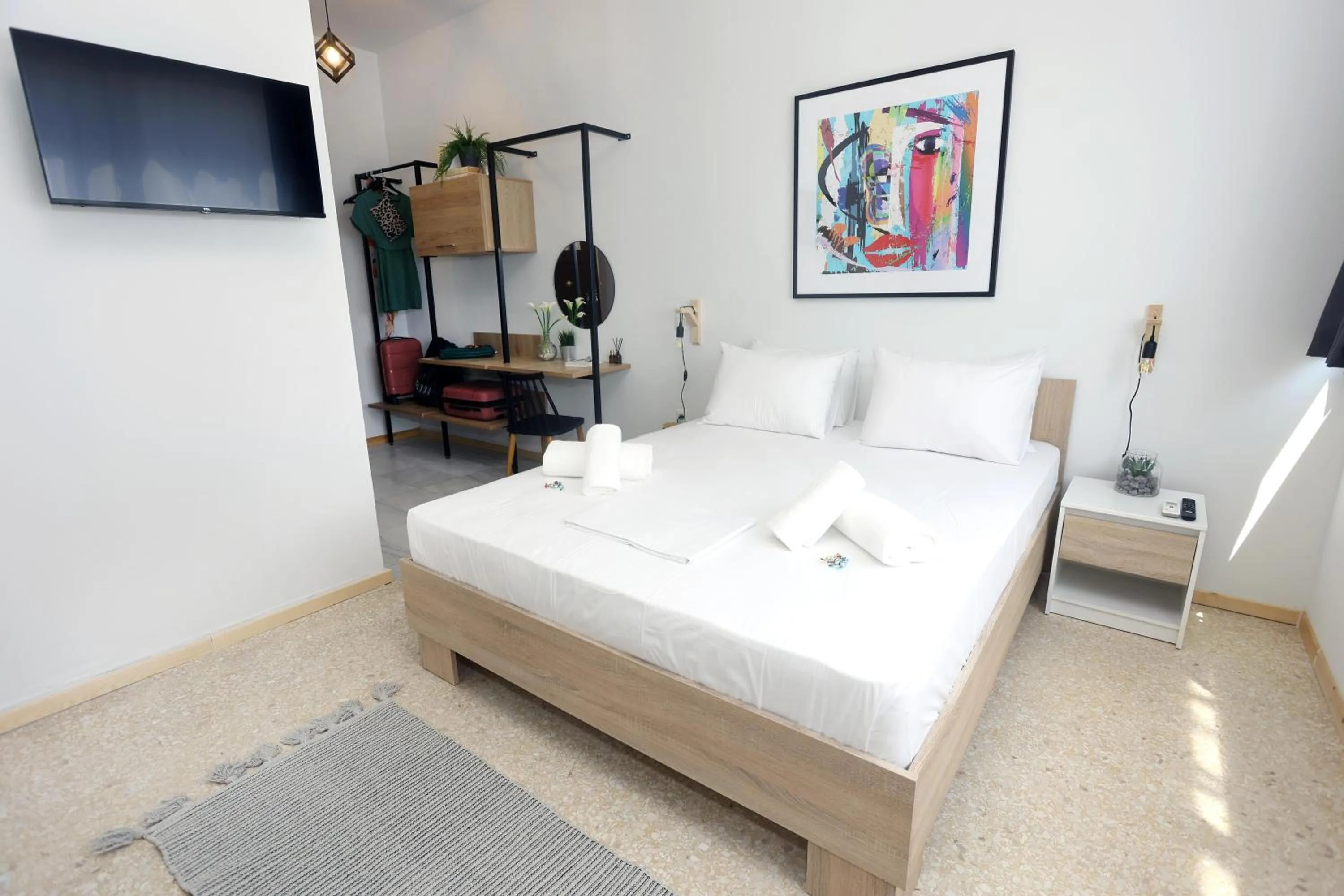 Bed in Old Town Hall Suites and Apartments