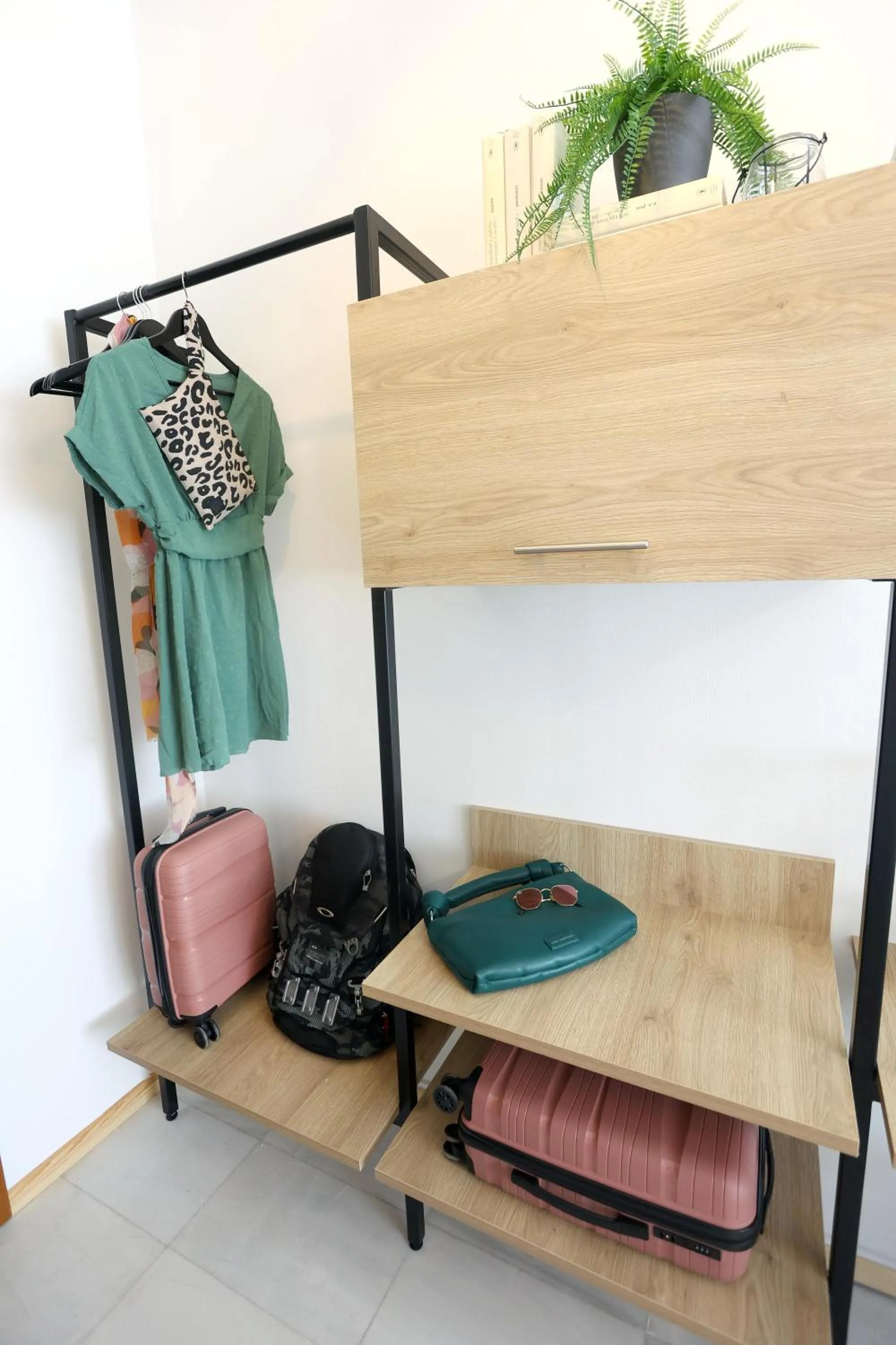 wardrobe, Bed in Old Town Hall Suites and Apartments