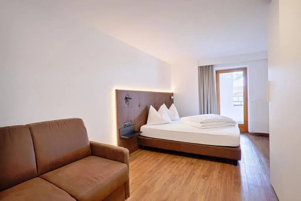 Bed in Mountain Living Apartments