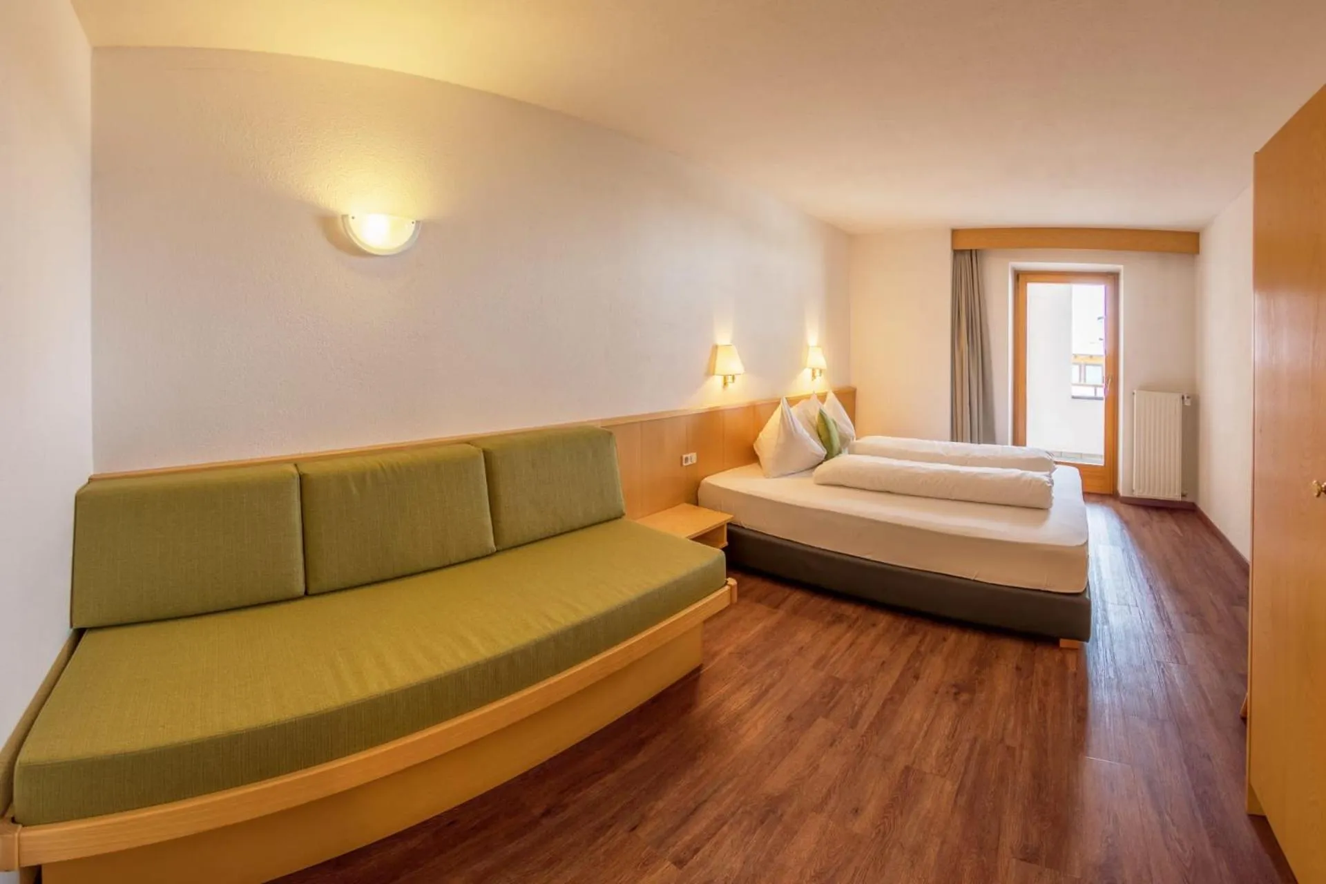 Bed in Mountain Living Apartments