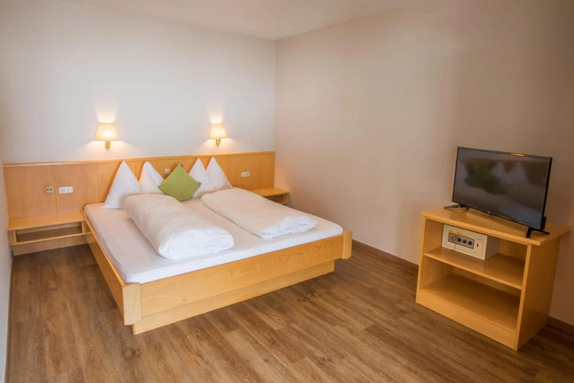 Bed in Mountain Living Apartments