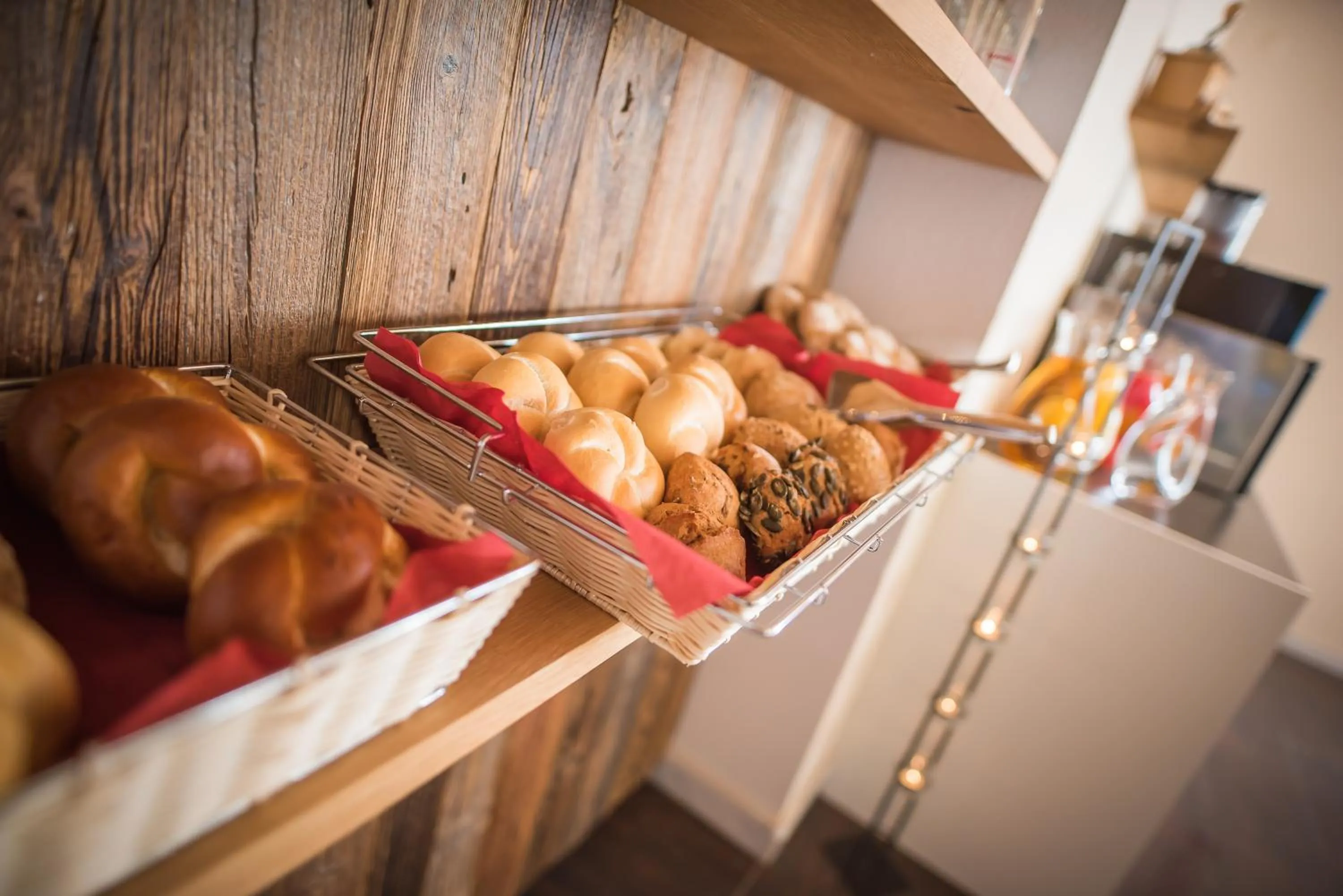 Italian breakfast in Mountain Living Apartments
