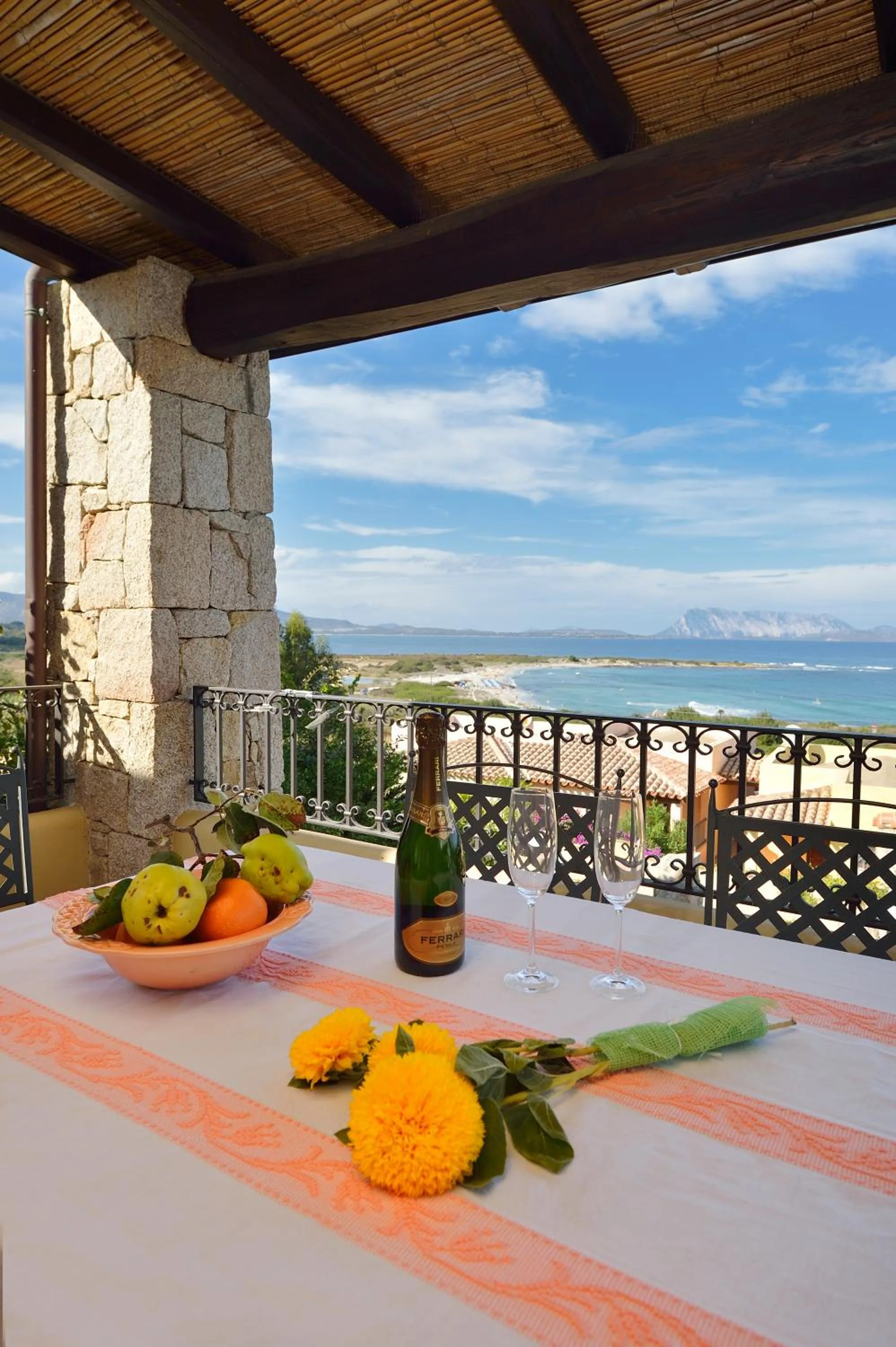 Patio in Villa Isuledda Beach