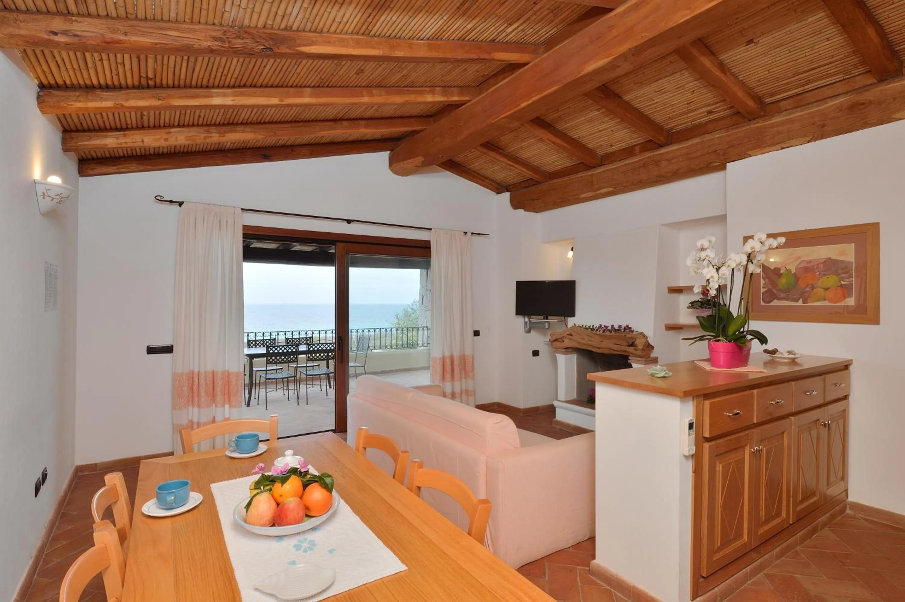 Living room in Villa Isuledda Beach