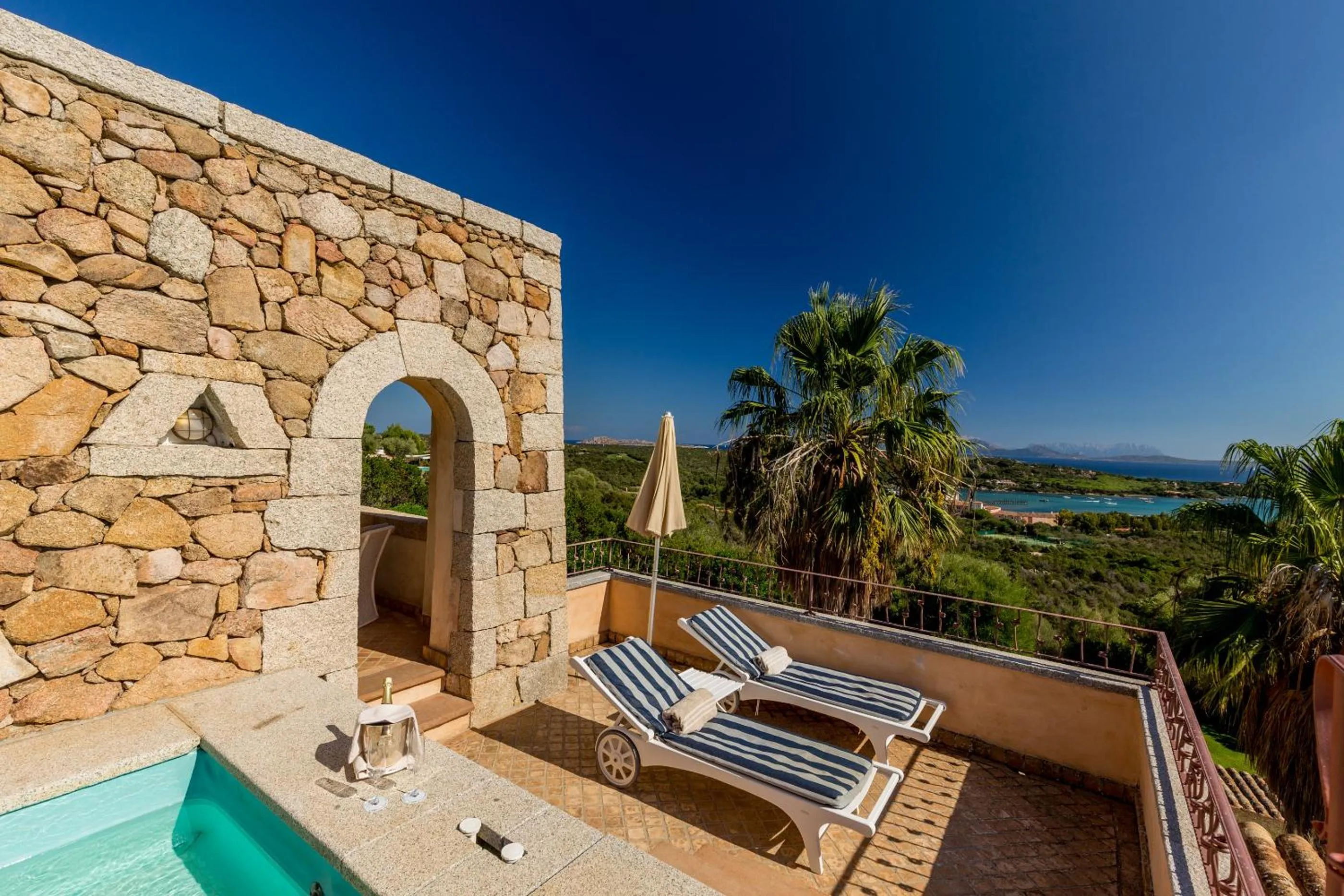 Landmark view in Petra Bianca