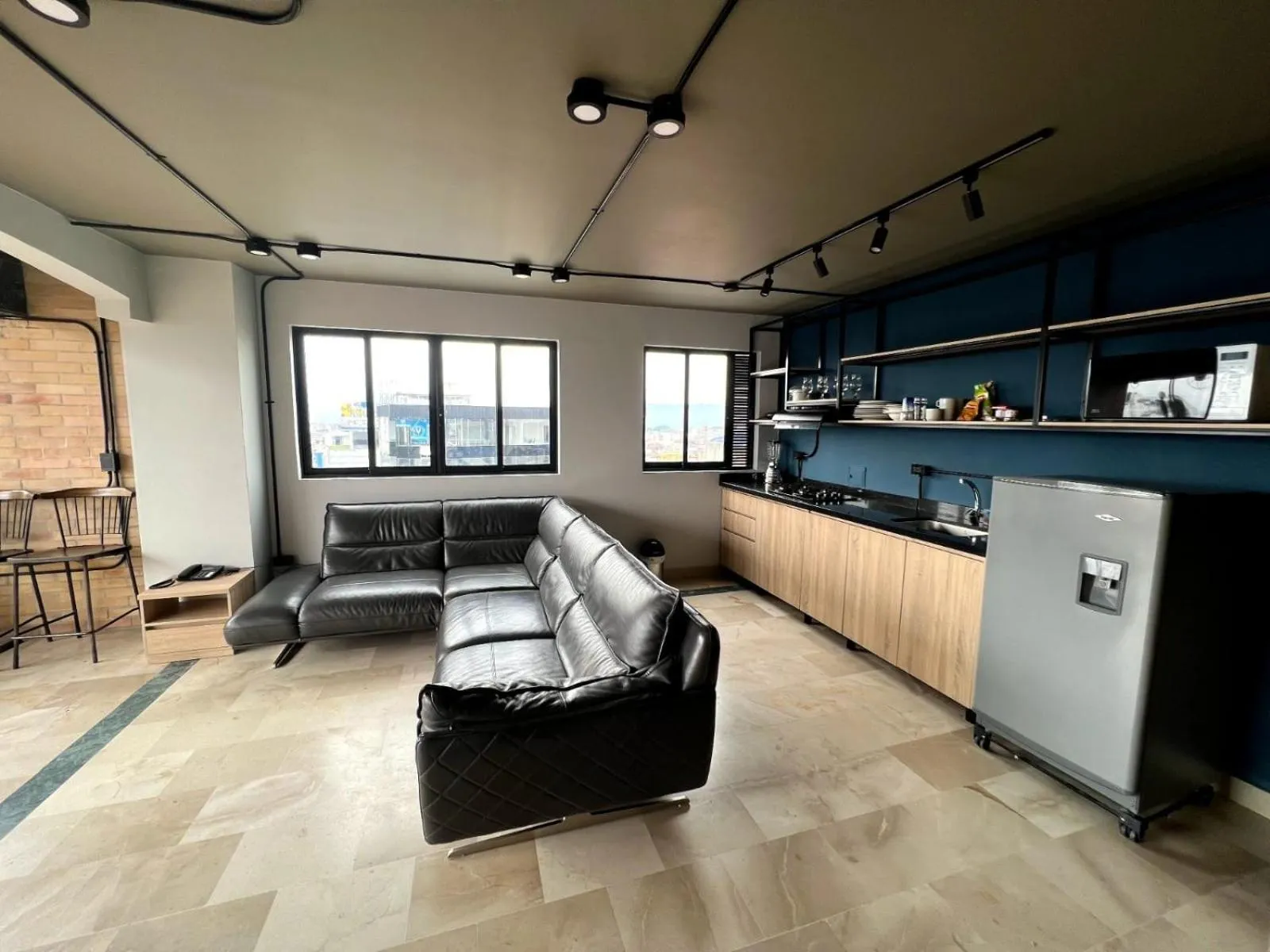 Seating area in Hotel D' Leon