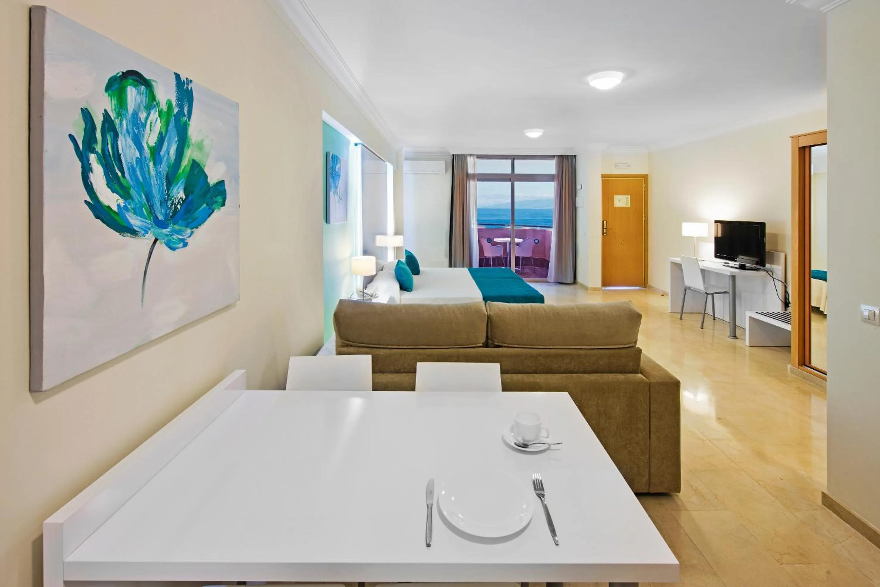 View (from property/room), Bed in Kn Aparthotel Panorámica