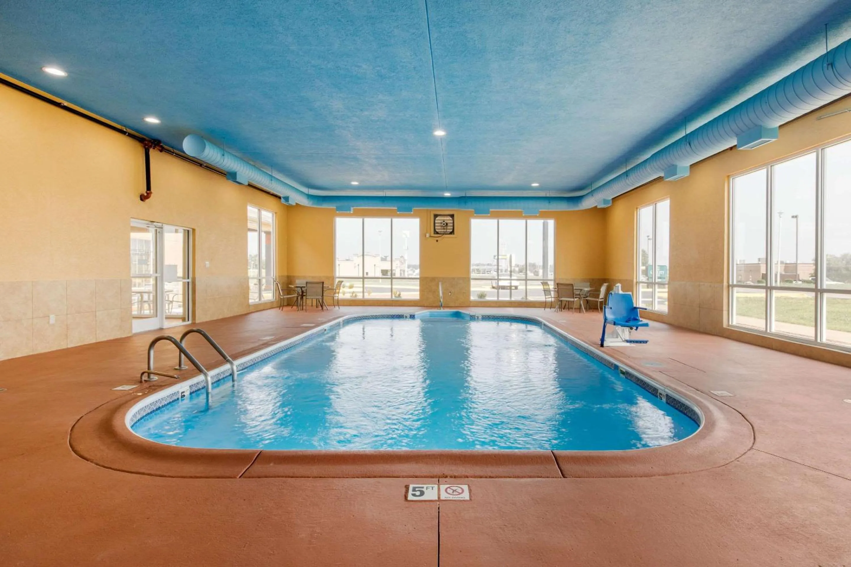 On site in Quality Inn Cadiz