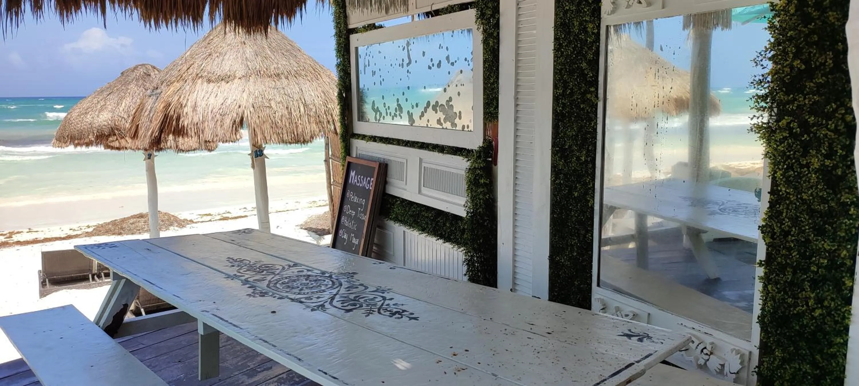 Massage in Villa Las Estrellas Tulum - located at the party zone